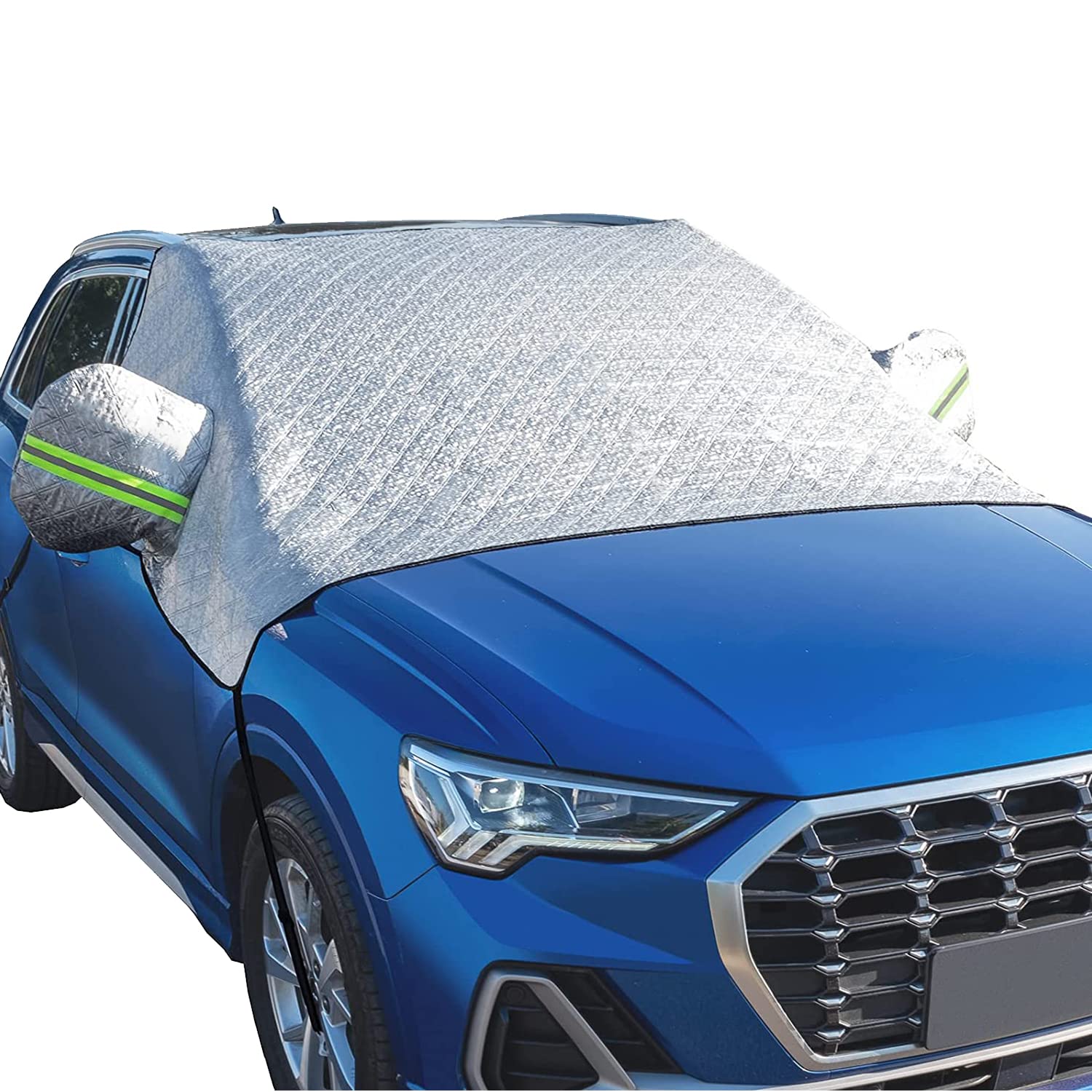 🚗❄️ ALLILUYAA Frontscheibenabdeckung Winter - Hochwertige Halbgarage für Auto! 🌨️ Angebot bei HelloDeals