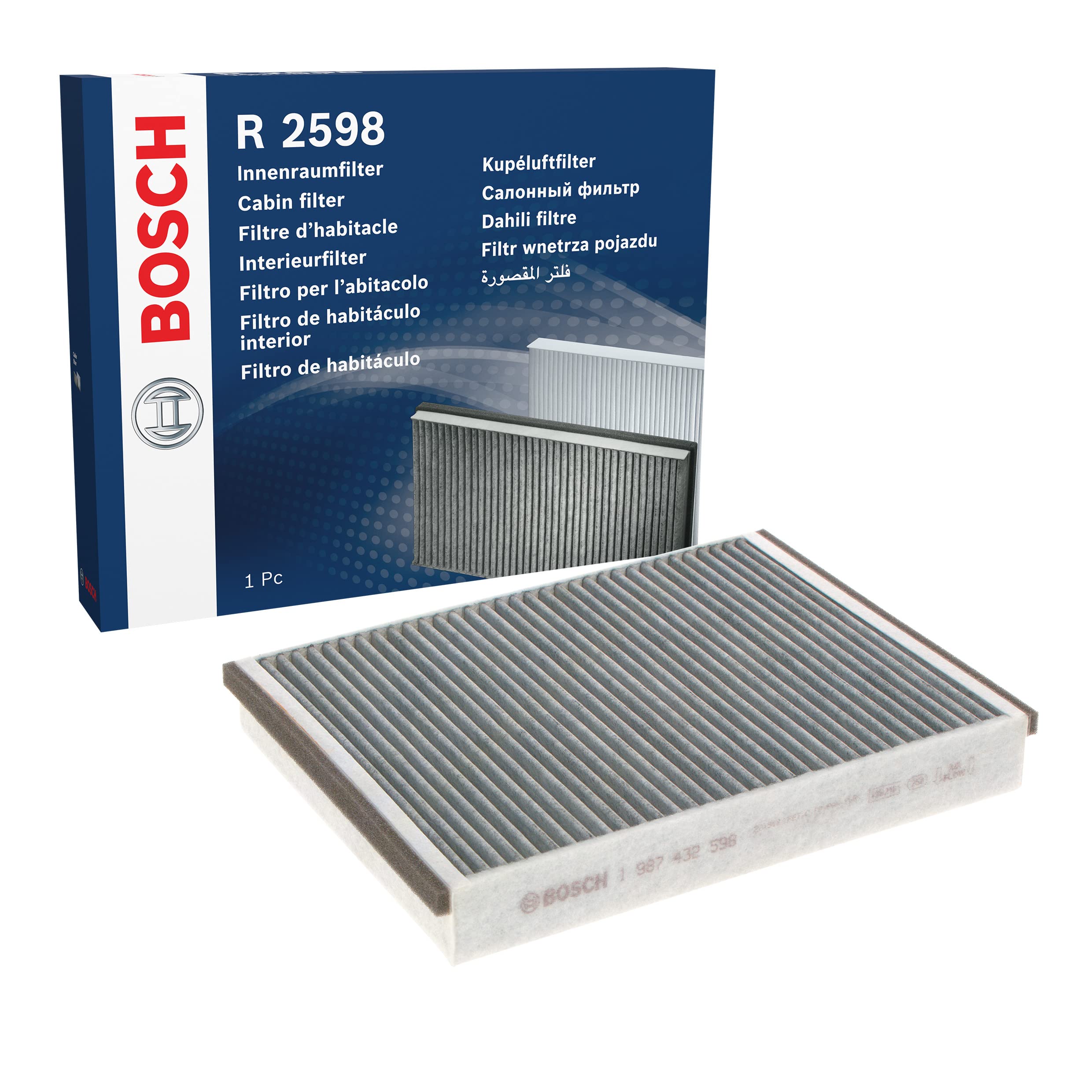 🚗🌬️ Bosch R2598 - Innenraumfilter mit Aktivkohle - Spezialangebot! 🌿💨 Angebot bei HelloDeals