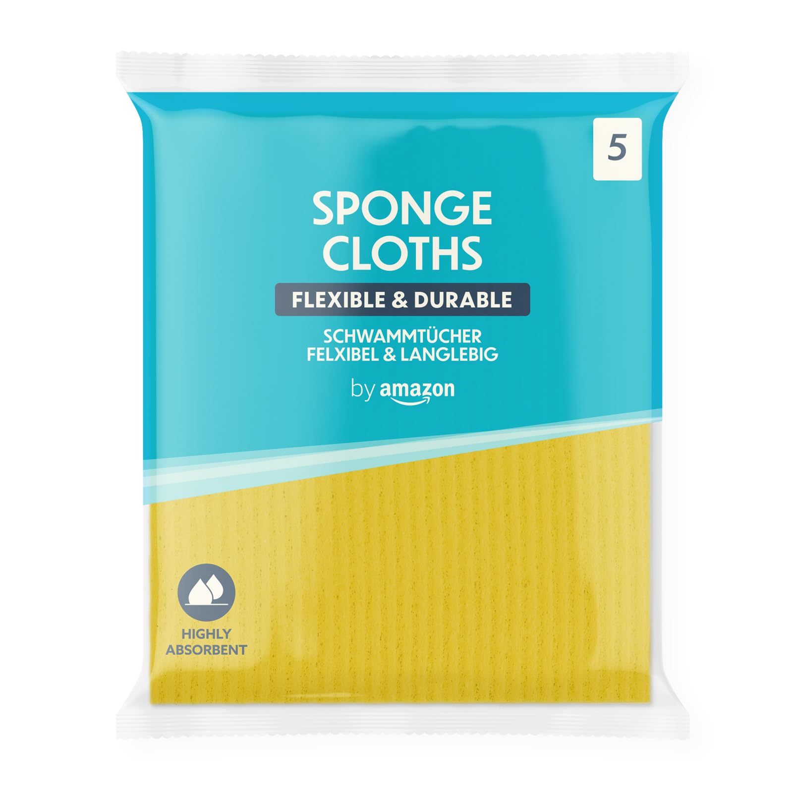 Angebot: Amazon Schwammtücher, 5 Stück (Packung mit 1) 🧽🌈🛒 Angebot bei HelloDeals