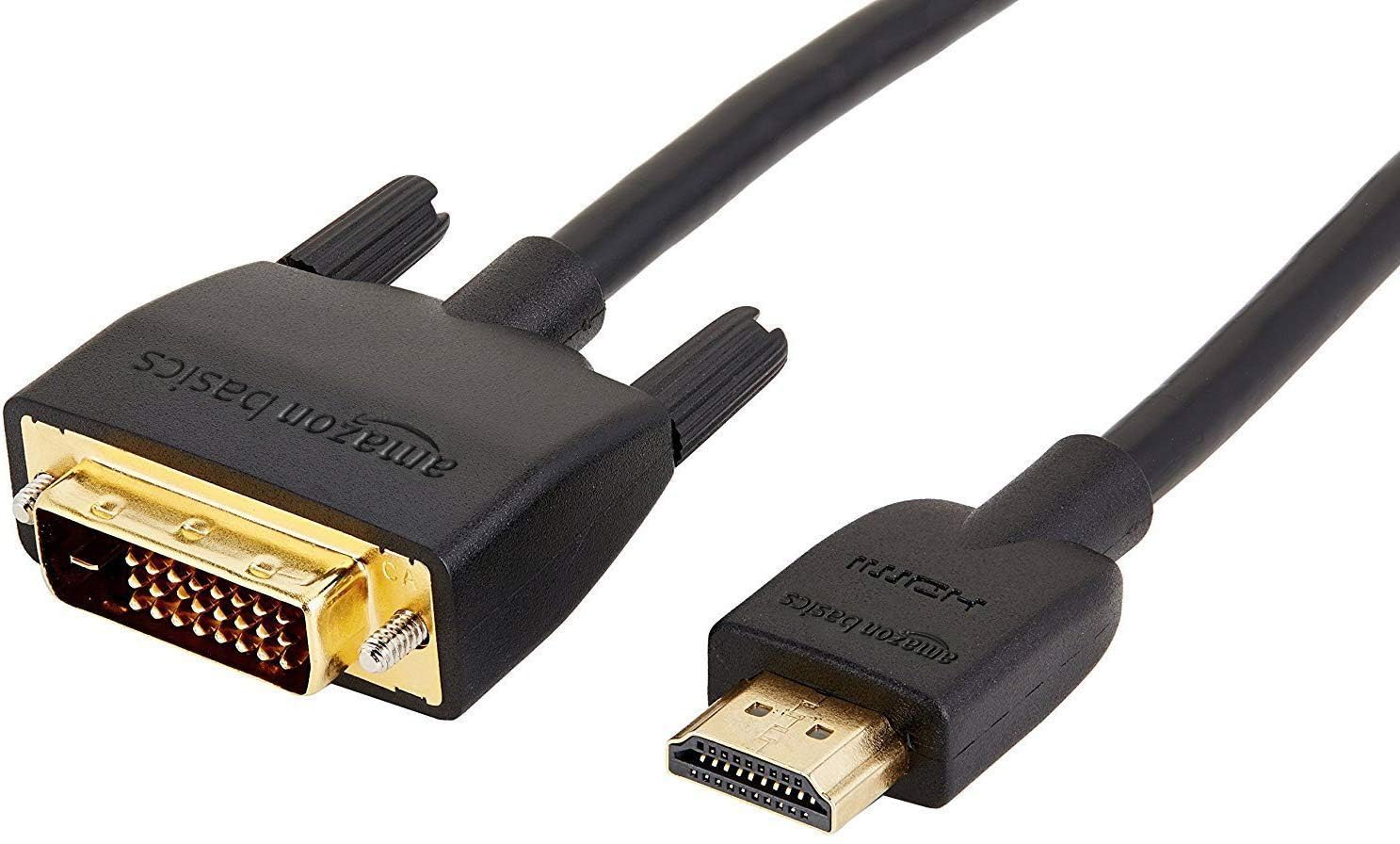 🔌 Amazon Basics HDMI-auf-DVI-Adapterkabel 3m 1er-Pack Schwarz Angebot bei HelloDeals