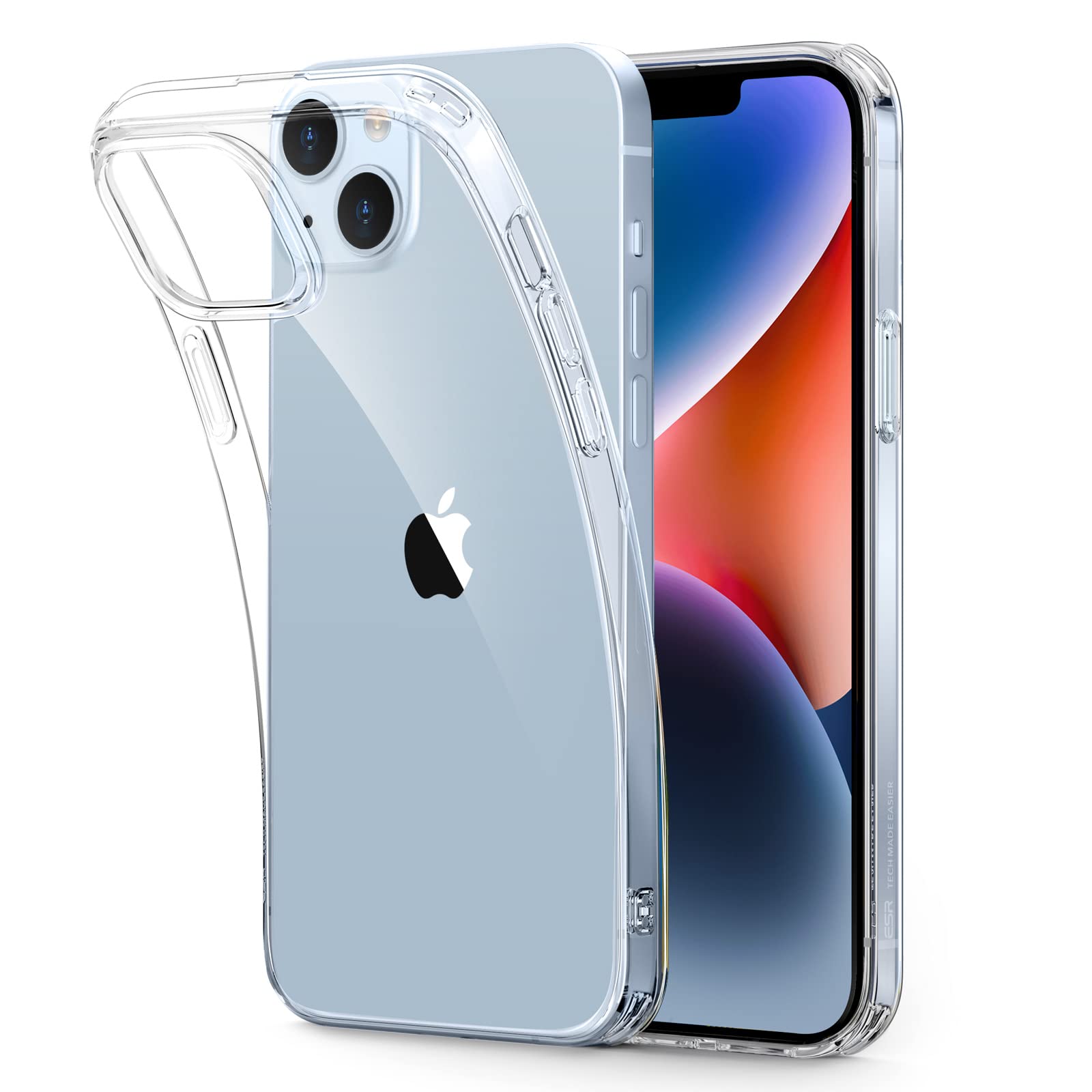 ESR iPhone 14/iPhone 13 Klare Stoßfeste Dünne Silikon Handyhülle 📱🔥 Angebot bei HelloDeals