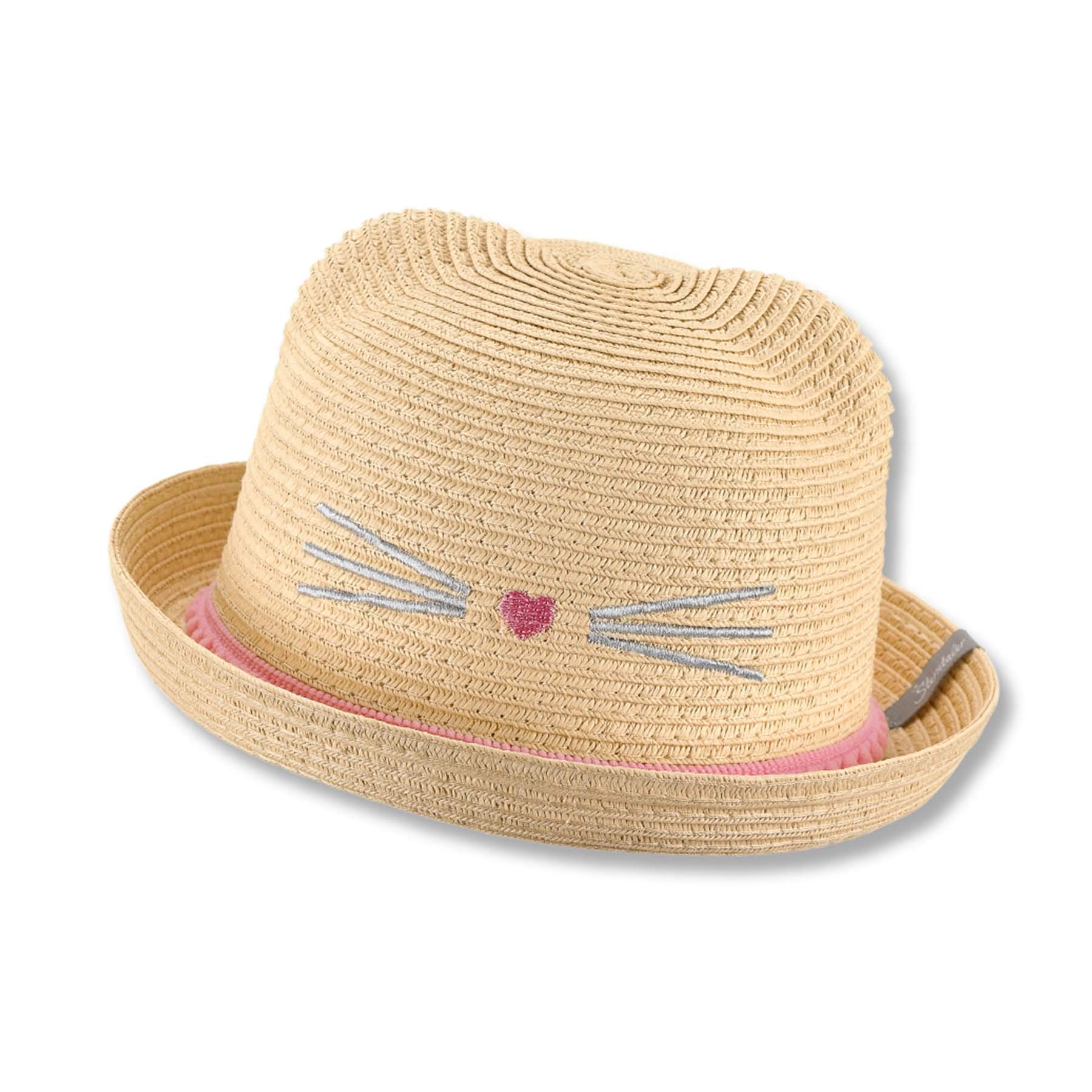 Süßer Sterntaler Strohhut Katze 😺🌞 - UV-Schutz 50+ Sommerhut für Mädchen 👧 Angebot bei HelloDeals