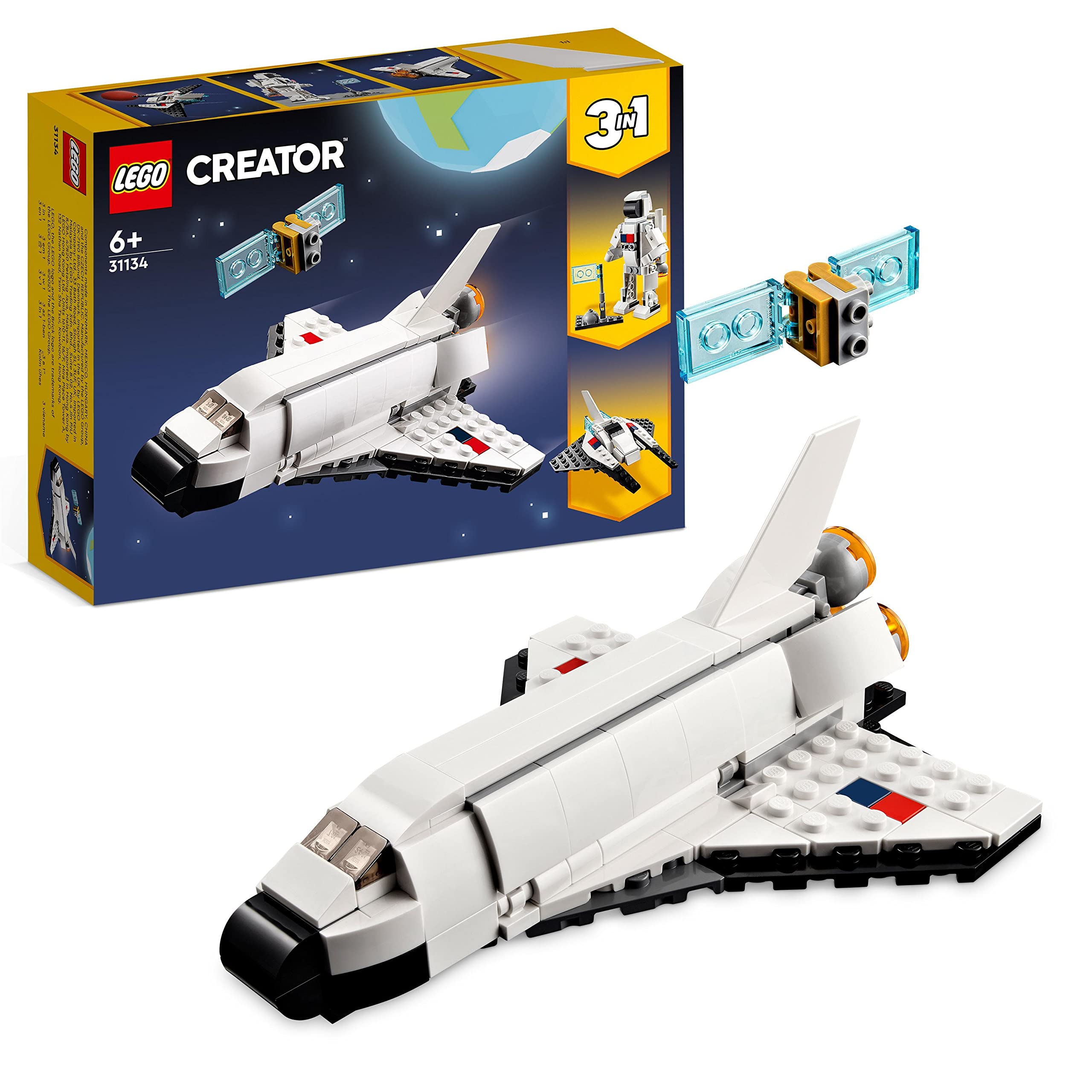 🚀 LEGO 31134 Creator 3in1 Spaceshuttle Spielzeug 🌌 Angebot bei HelloDeals