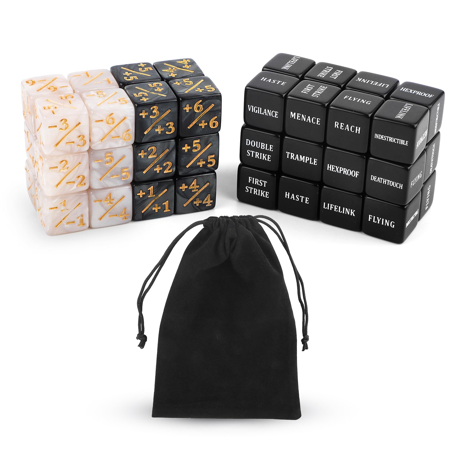 🎲 48 STK Würfel Zähler Acryl Token Set 🎲 Angebot bei HelloDeals