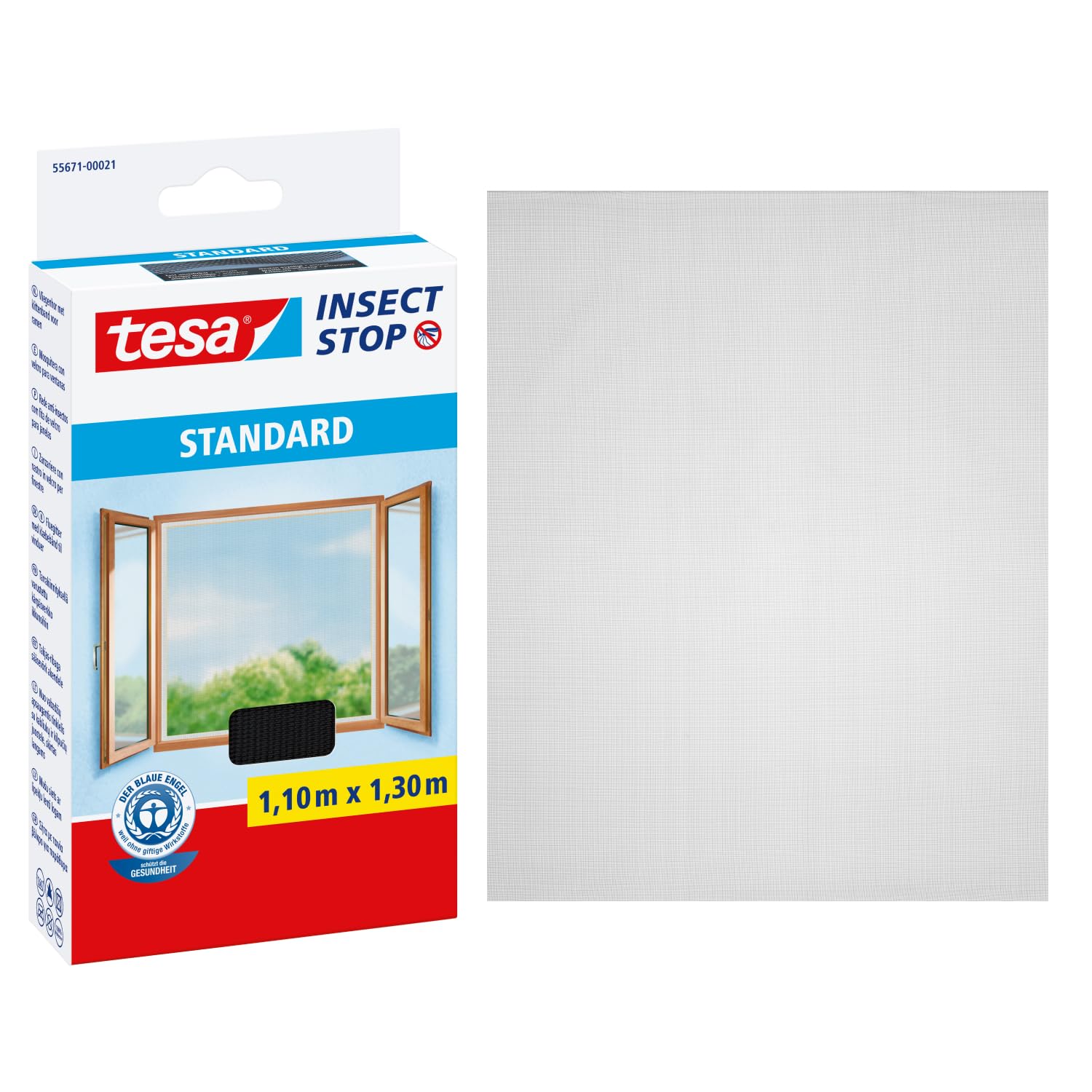🦟🪲 tesa Insect Stop Standard Fliegengitter für Fenster - Mückenschutz ohne Bohren 🪲🦟 Angebot bei HelloDeals