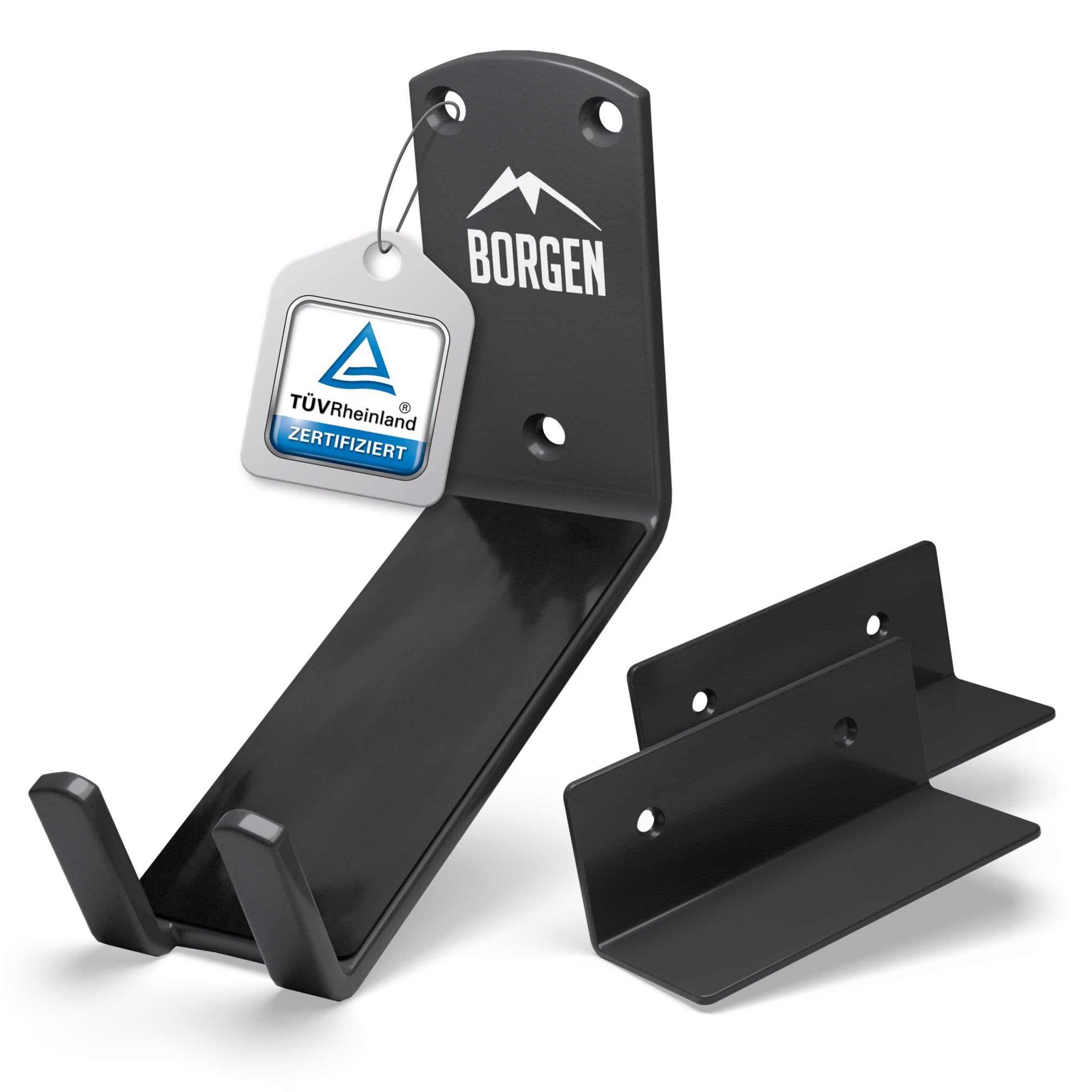 Borgen Wandhalterung Pedalhalterung für E-Bike, Mountainbike, Citybike | 1er Set 🚴‍♂️ Angebot bei HelloDeals