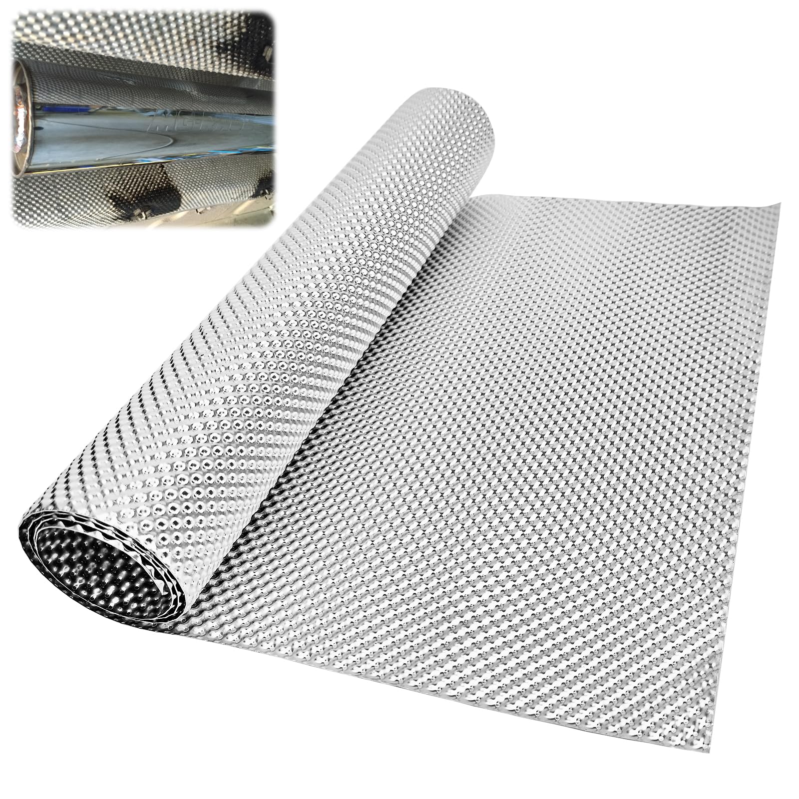 🔥 Gohytal Hitzeschutz Hitzeblech Aluminium 100cm x 40cm 🔥 Angebot bei HelloDeals