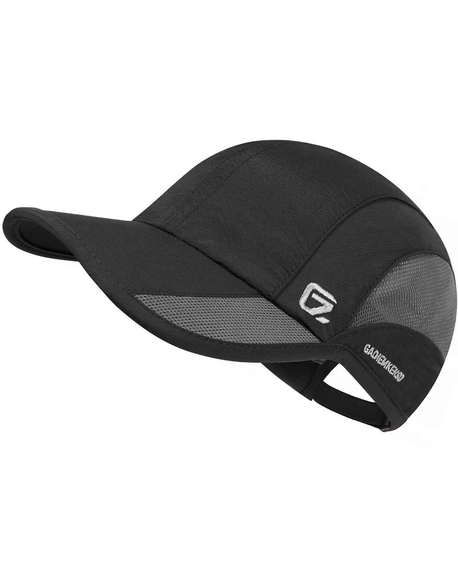 🧢 GADIEMKENSD Unstructured Quick Dry Sports Cap Outdoor Sun Protective Schwarz Angebot bei HelloDeals