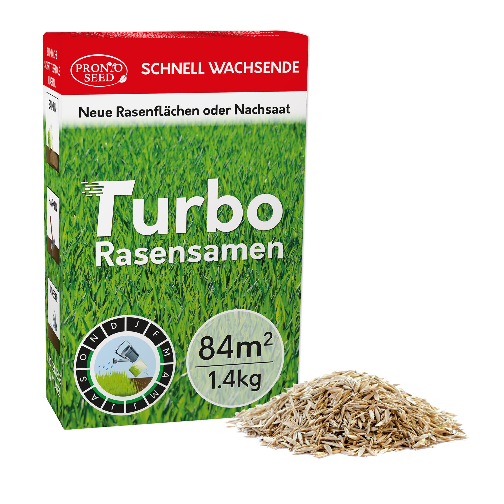 Pronto Seed Rasensamen – 1,4 kg Premium-Qualität 🌱🏡 Angebot bei HelloDeals