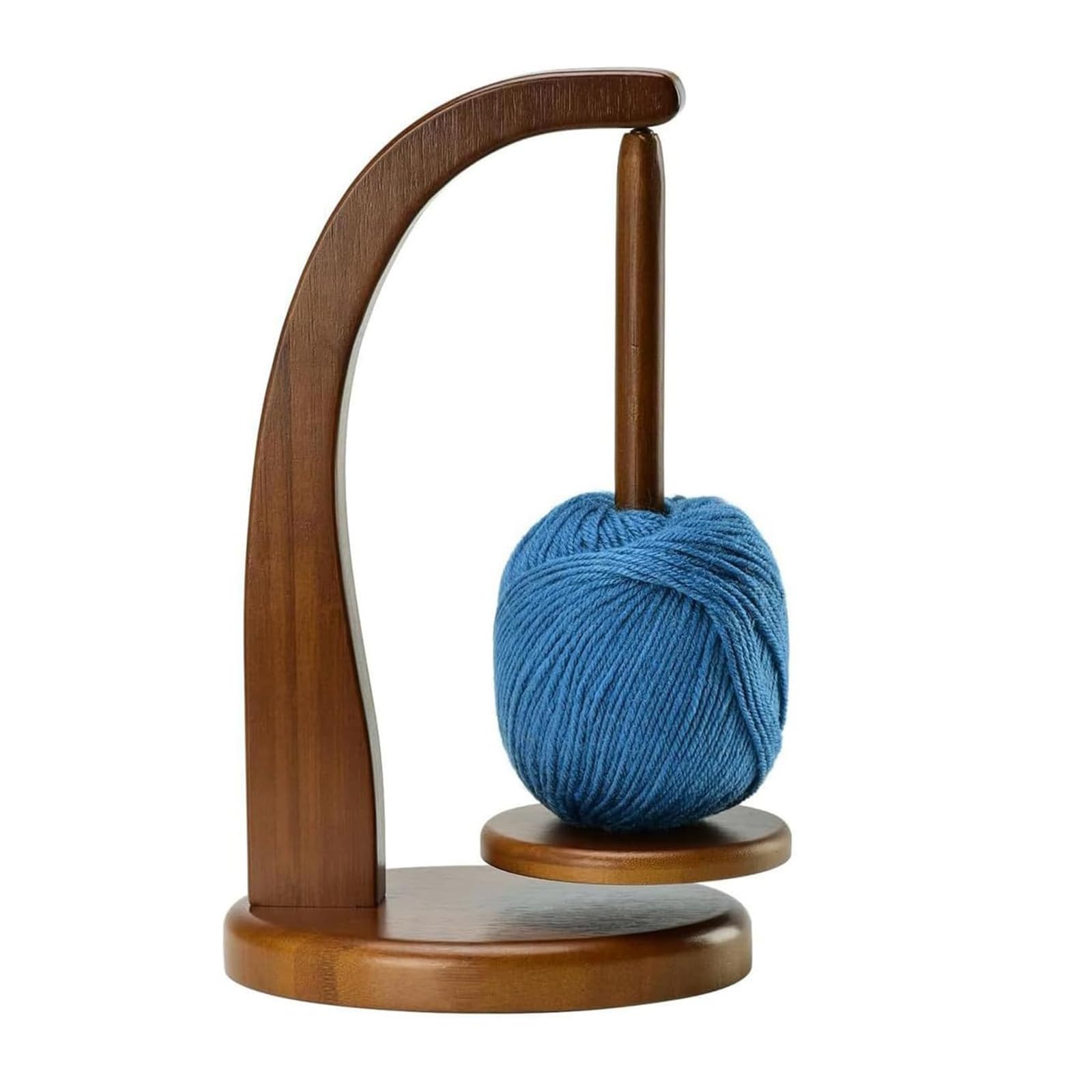 🧶🎁 Wollabwickler Holz - Magnetischer Wollknäuelhalter für Strick- und Häkelzubehör 🌈 Angebot bei HelloDeals