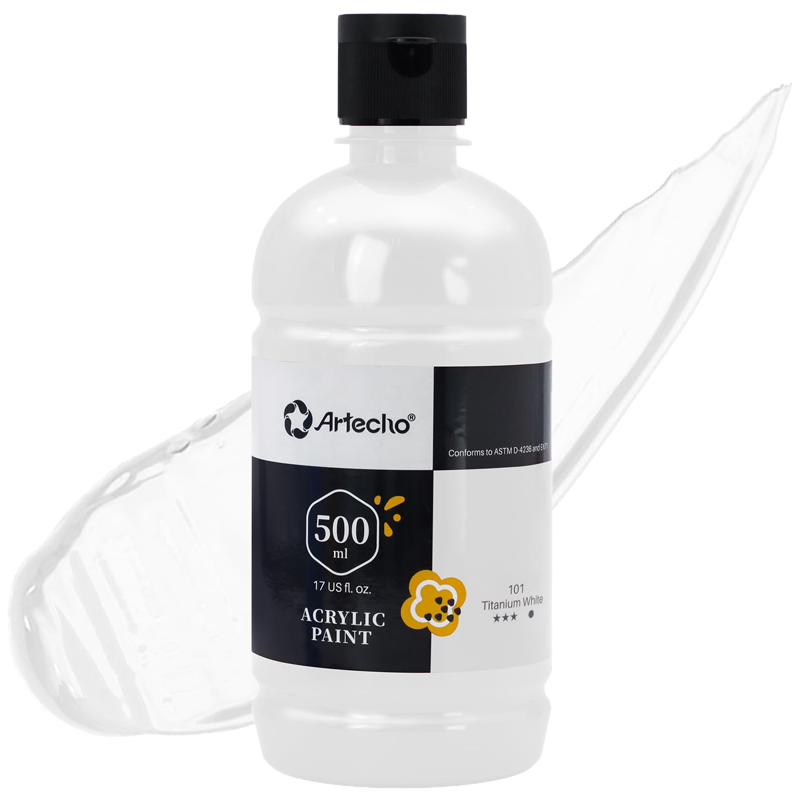 Artecho Acrylfarbe Titanweiß 500 ml ✨ Angebot bei HelloDeals
