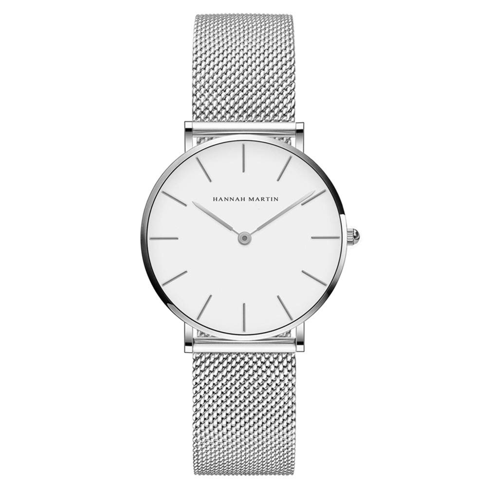 🌟 Exklusives Angebot: HANNAH MARTIN Damen Uhr - Quarz, Edelstahl, Wasserdicht! ⌚ Angebot bei HelloDeals