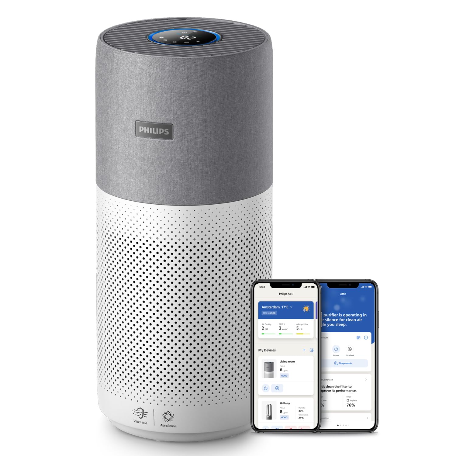 Philips Luftreiniger Serie 4000i mit App-Steuerung 🌬️🌿 Angebot bei HelloDeals