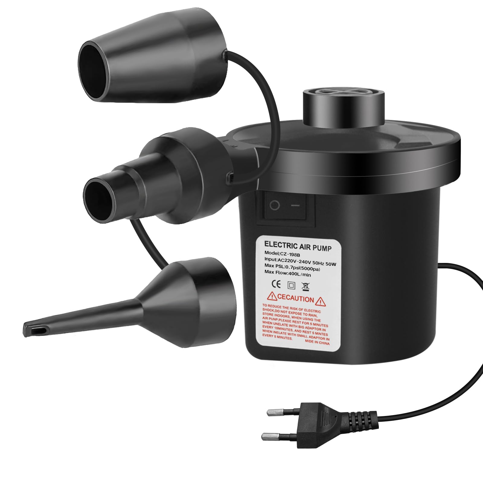 🎈 Jsdoin Elektrische Luftpumpe für Luftmatratze und mehr! 🚤 Angebot bei HelloDeals