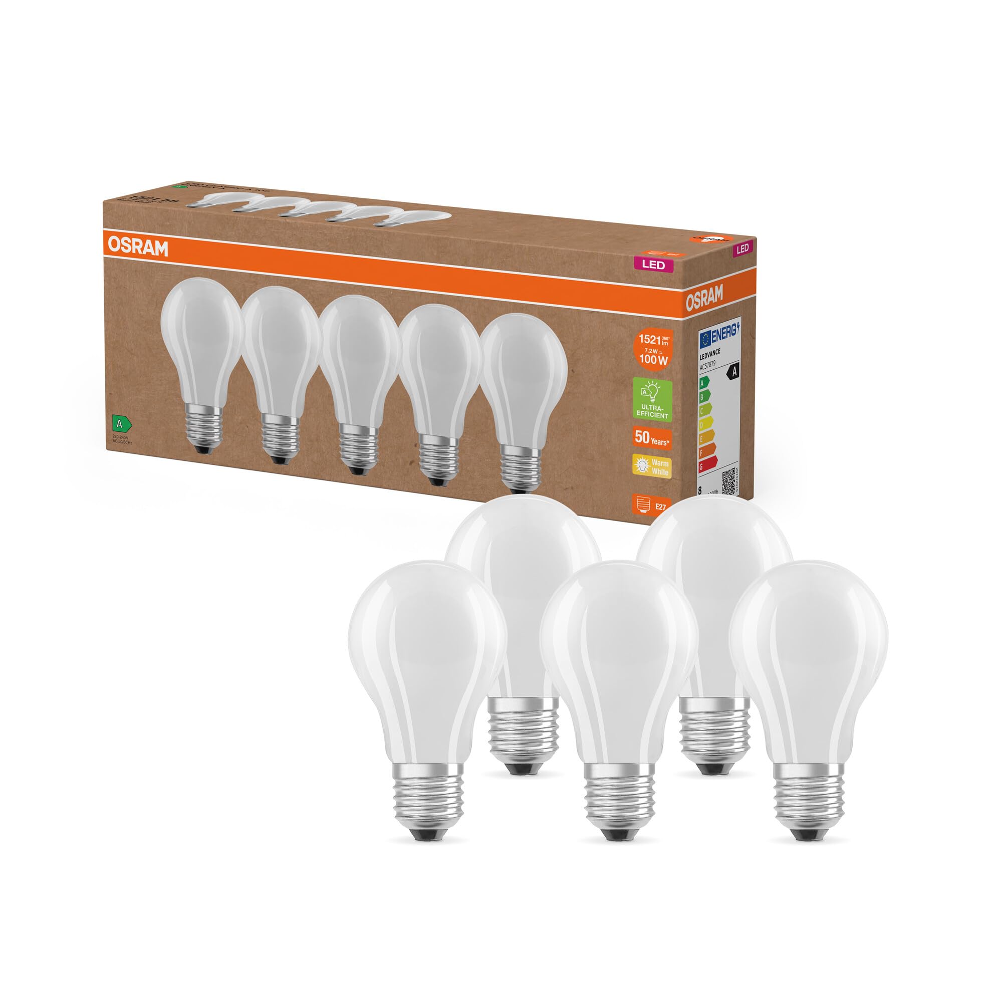 🌟 OSRAM Hocheffiziente LED Lampen Vorteilspack mit 5 Leuchtmitteln Angebot bei HelloDeals