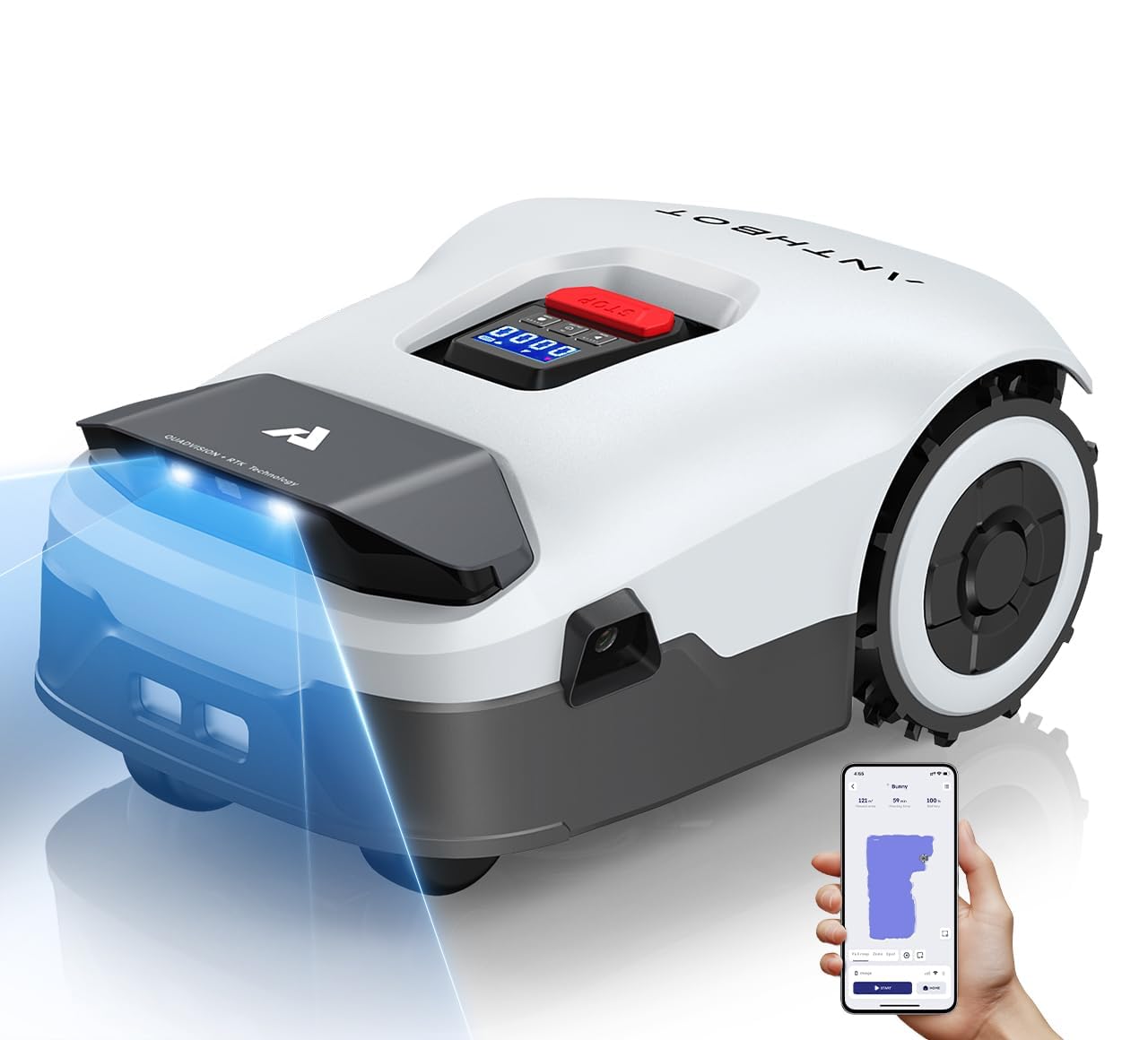 Genie600 Mähroboter - Fortgeschrittene Technik für Ihr Zuhause 🌿🤖 Angebot bei HelloDeals