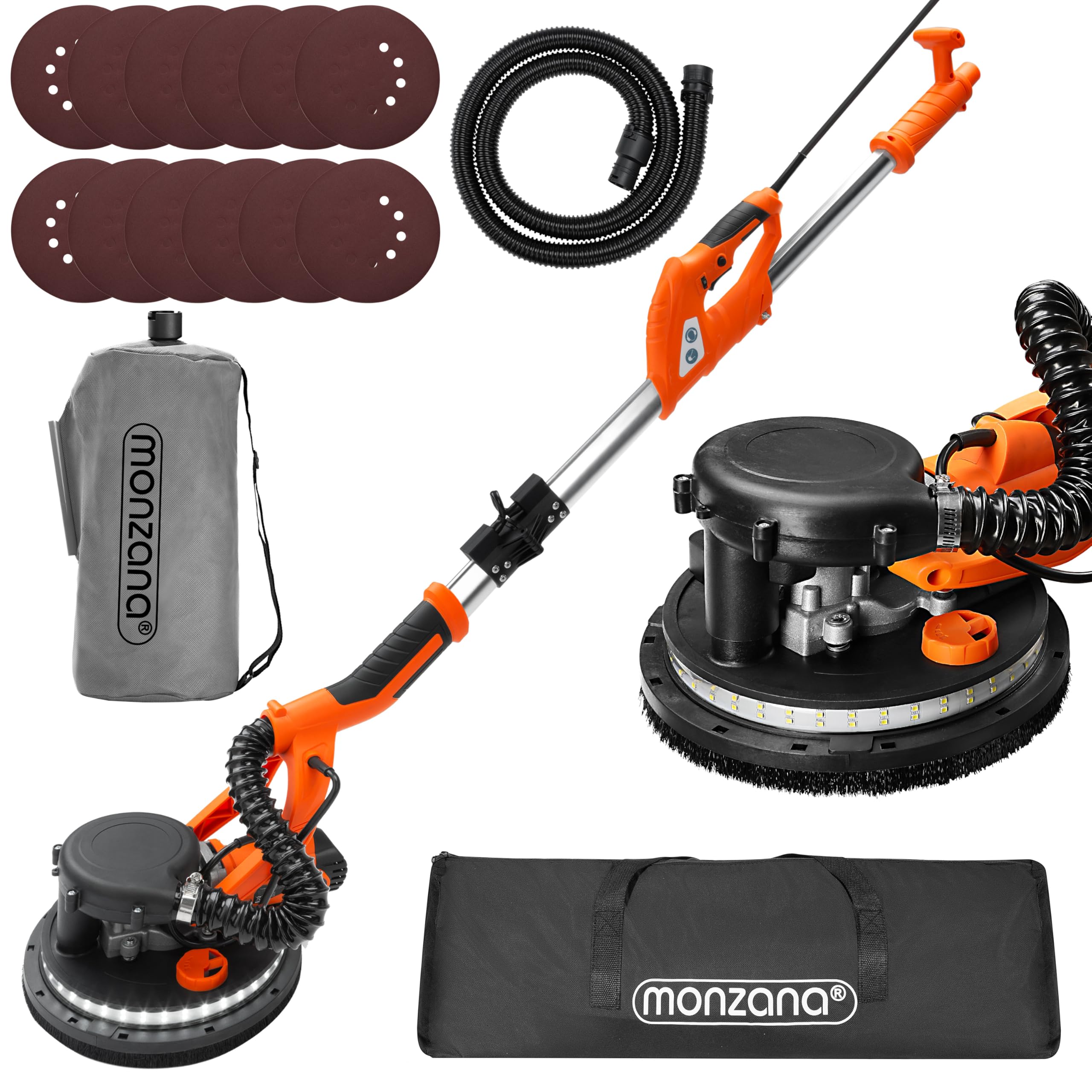 🔥 MONZANA® Trockenbauschleifer 750 Watt mit LED-Licht 🔥 Angebot bei HelloDeals