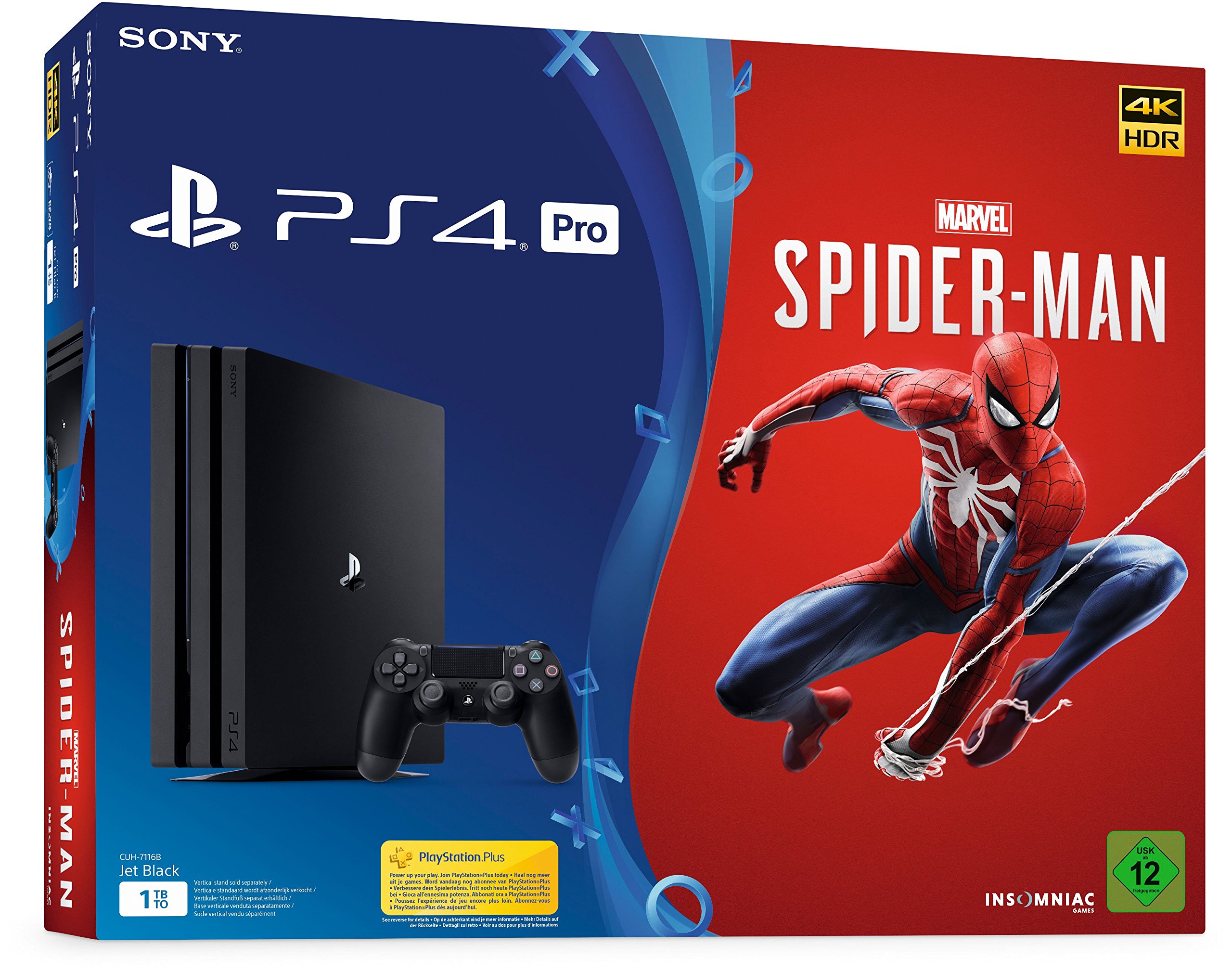 🎮 PlayStation 4 Pro - Marvel's Spider-Man Bundle 🕷️ Angebot bei HelloDeals