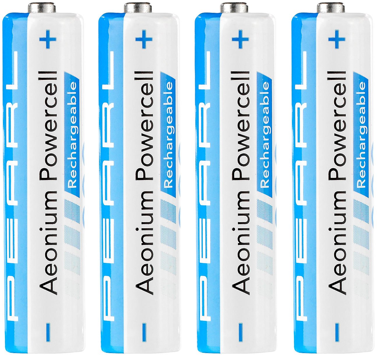 📞🔋 PEARL Telefon Akku: 4er-Set Hybrid-Akkus Aeonium Powercell Typ AAA Micro Angebot bei HelloDeals