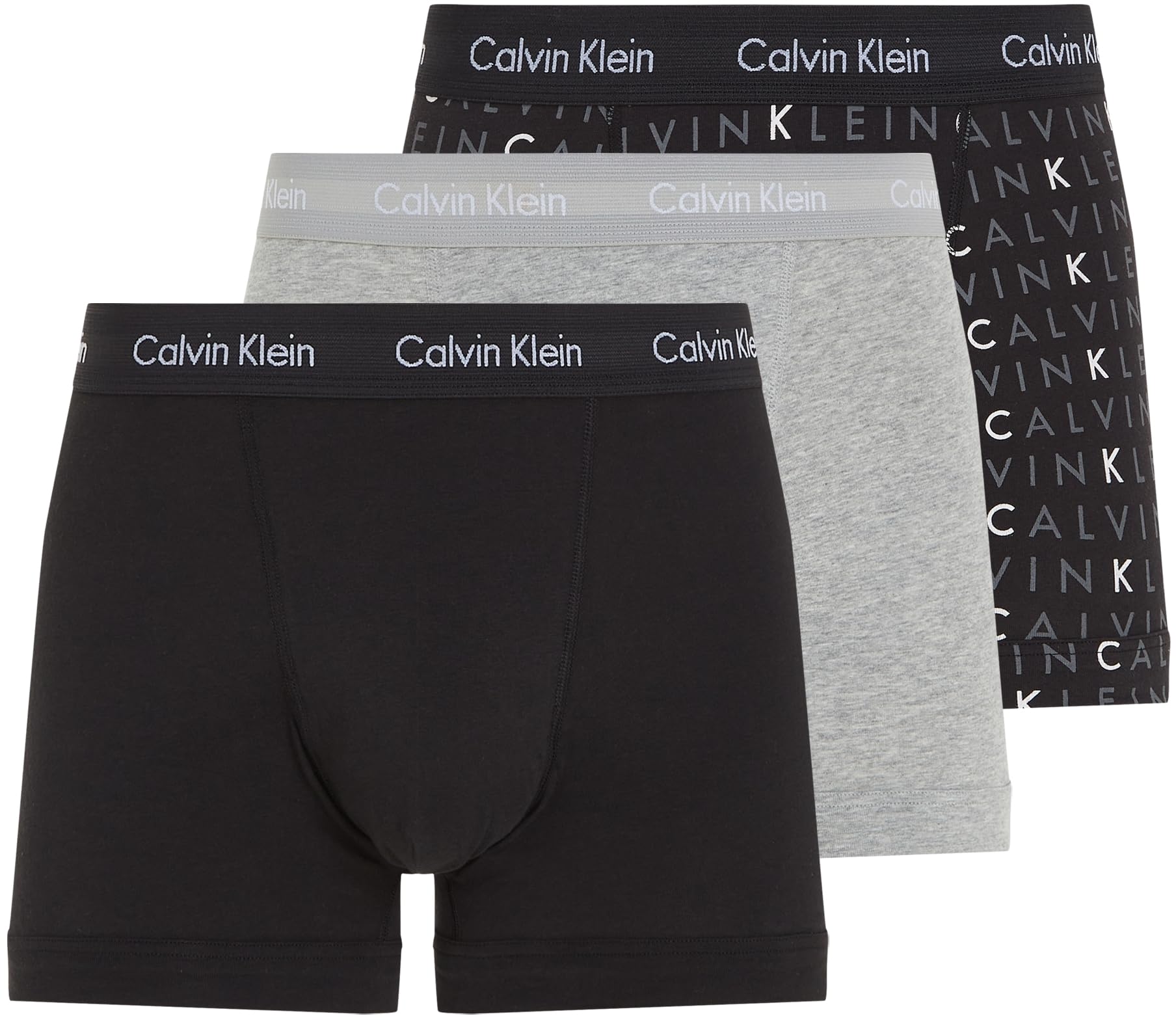 Calvin Klein Herren Trunk (3er Pack) M Multicolour 🩳🖤 Angebot bei HelloDeals