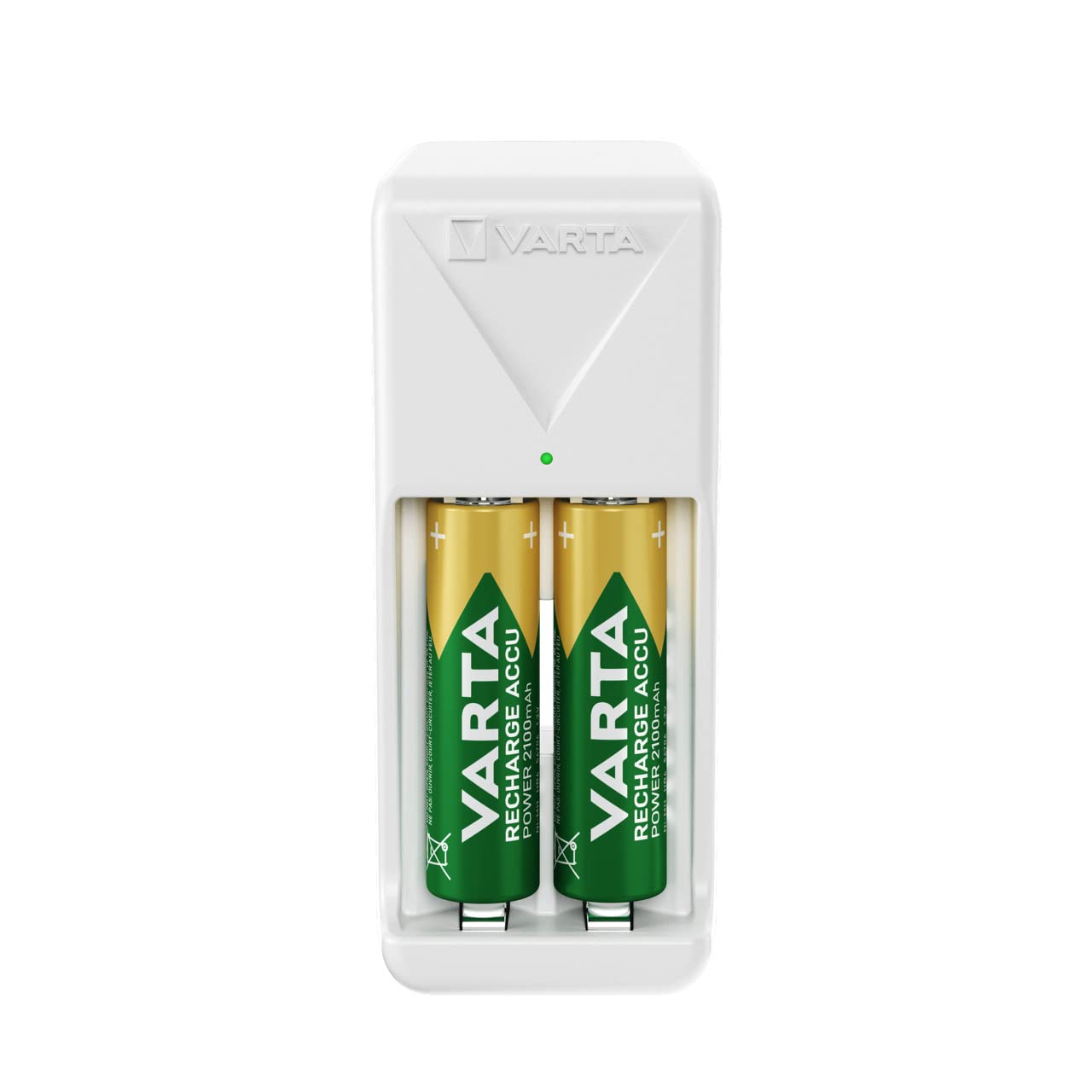 🔋 VARTA Mini Charger inkl. 2X AA 2100mAh - Weißer Batterieladegerät Deal! 🔌 Angebot bei HelloDeals