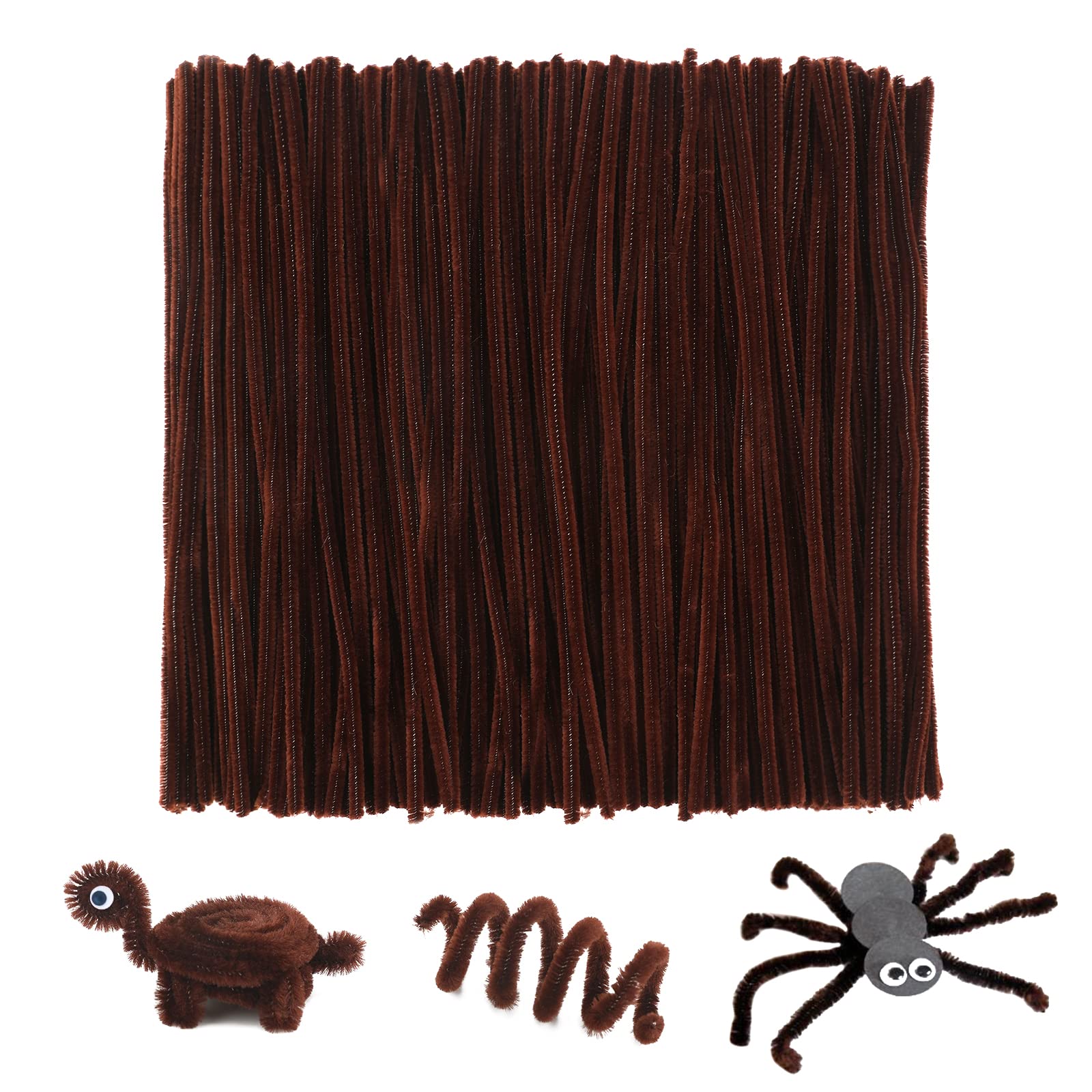 🎨 G2PLUS 200 Stück Braun Pfeifenreiniger Set 🎄 Angebot bei HelloDeals