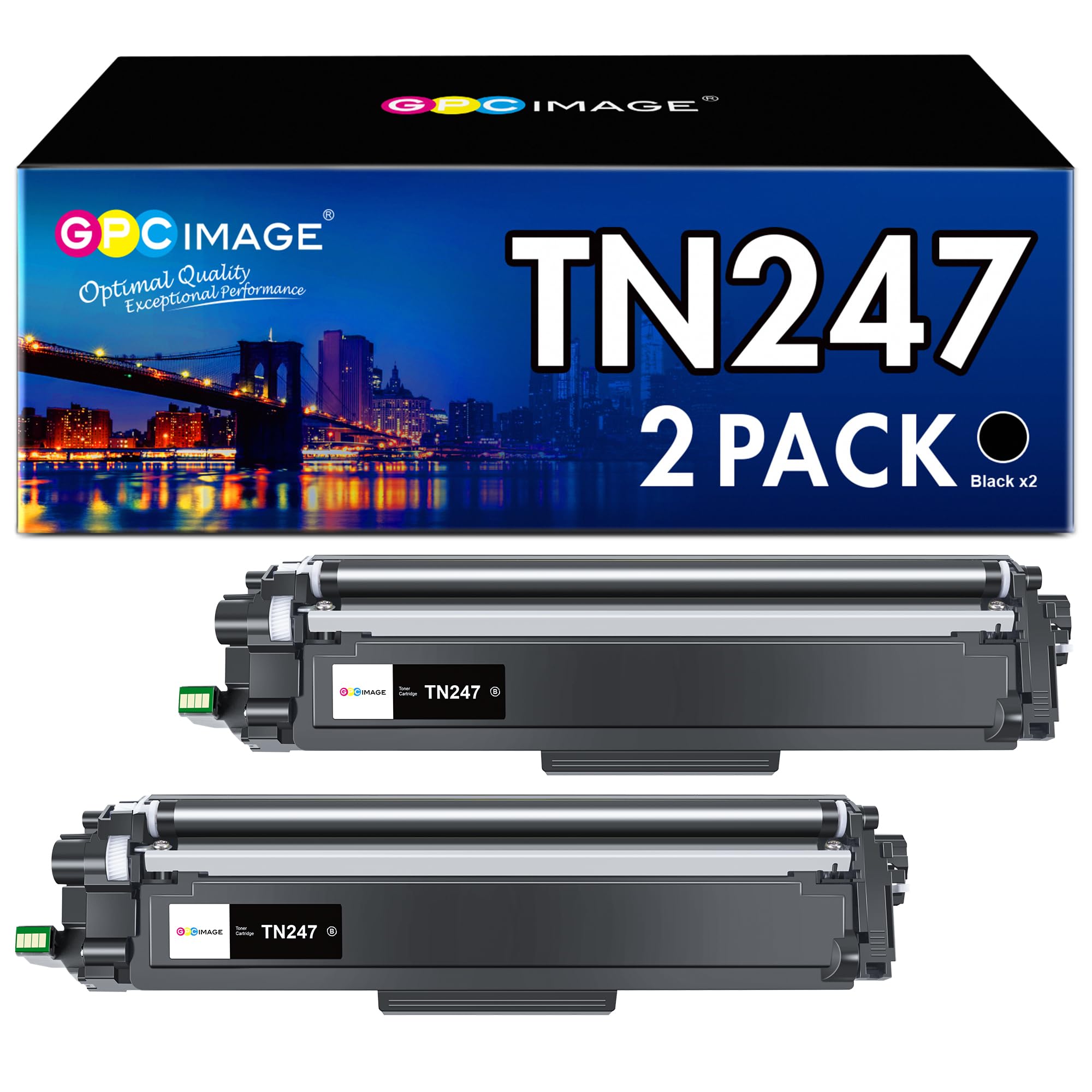 🌟 Super Deal! GPC IMAGE TN-243BK TN247 Schwarz Toner 2er-Pack Angebot bei HelloDeals