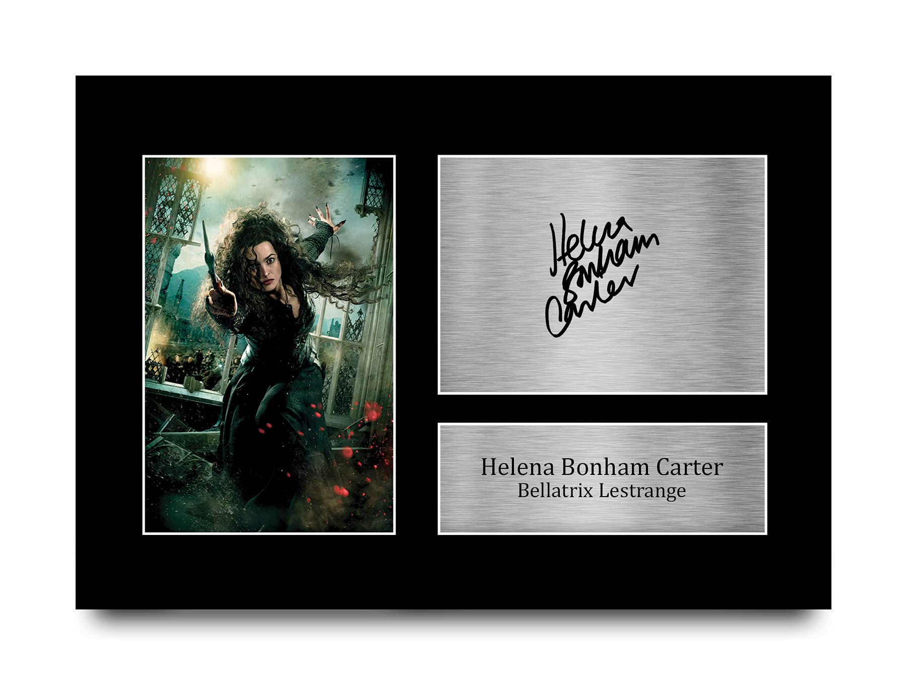 HWC Trading A4 Helena Bonham Carter Harry Potter Bellatrix Lestrange Geschenke gedruckt signiertes Autogramm Bild Angebot bei HelloDeals