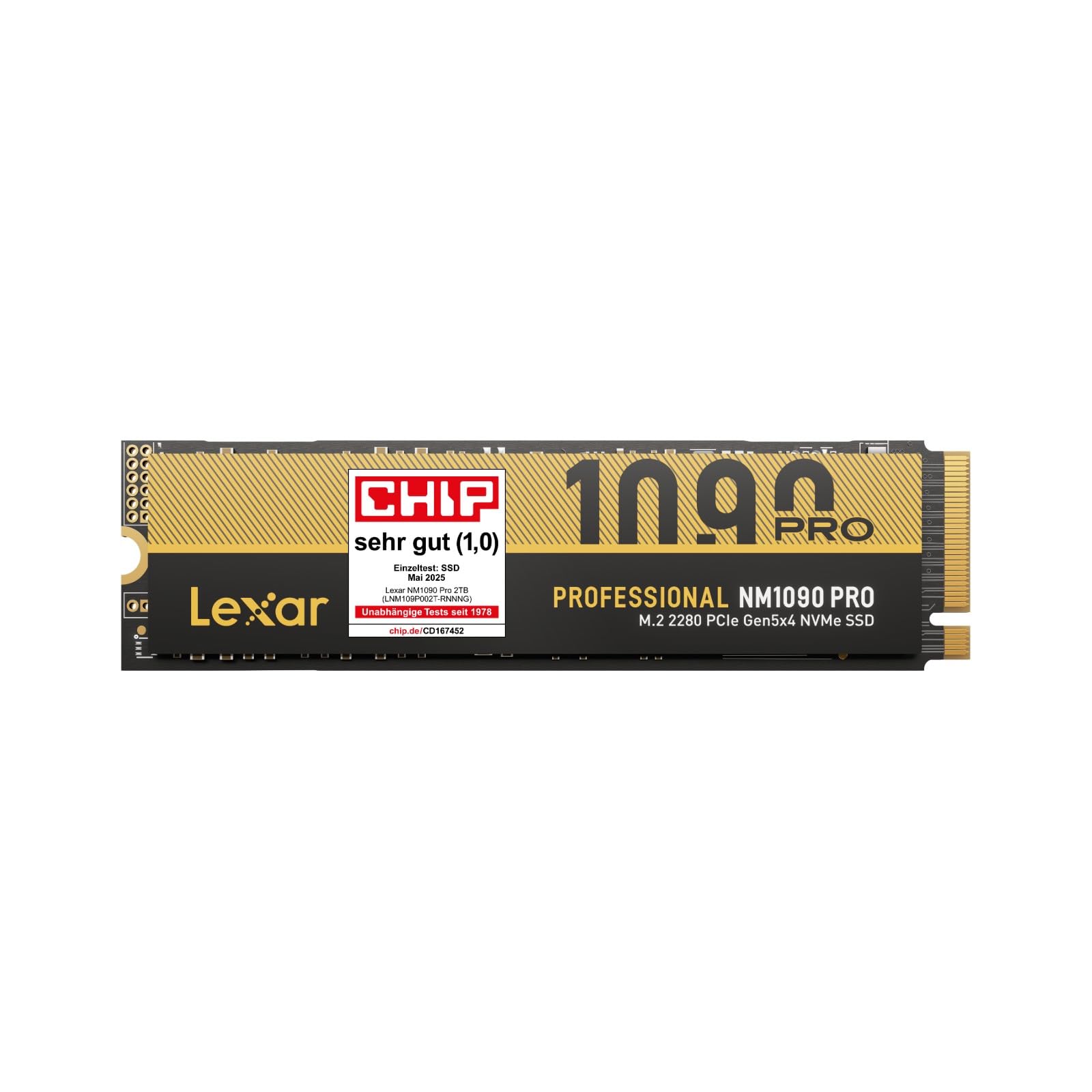 Lexar NM1090 PRO 1TB PCIe 5.0 Gen5 NVMe SSD - Bis zu 14.000MB/s Angebot bei HelloDeals