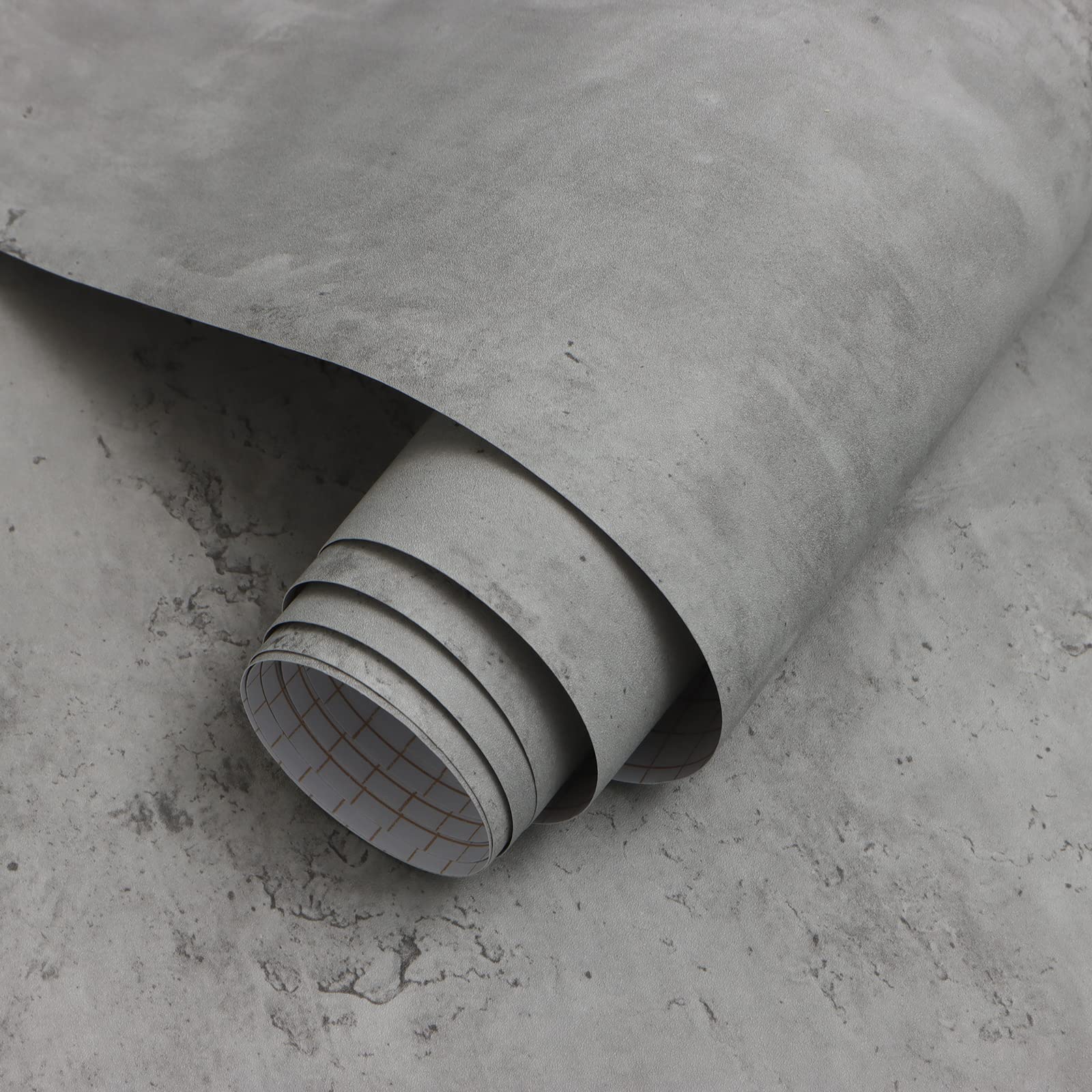 🌟 CiCiwind Tapete Betonoptik Selbstklebende Tapete 60×500cm Vintage Grau Klebefolie 🌟 Angebot bei HelloDeals