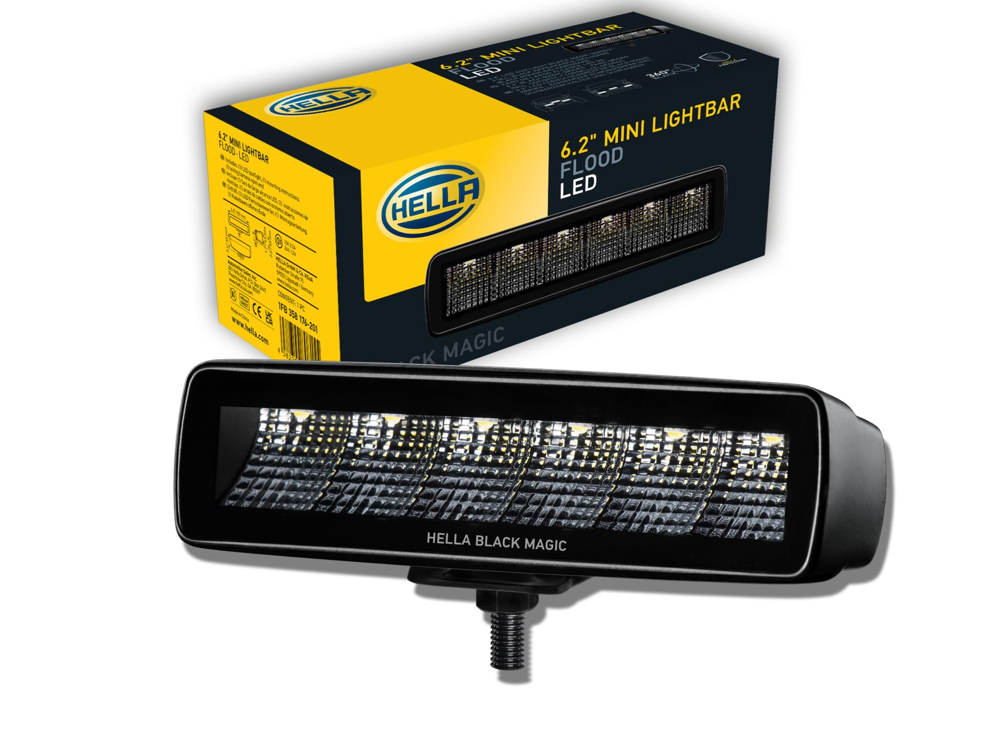 HELLA LED Lightbar Black Magic Zusatzscheinwerfer 6,2 Zoll 2000 echte Lumen 🚗💡🌟 Angebot bei HelloDeals
