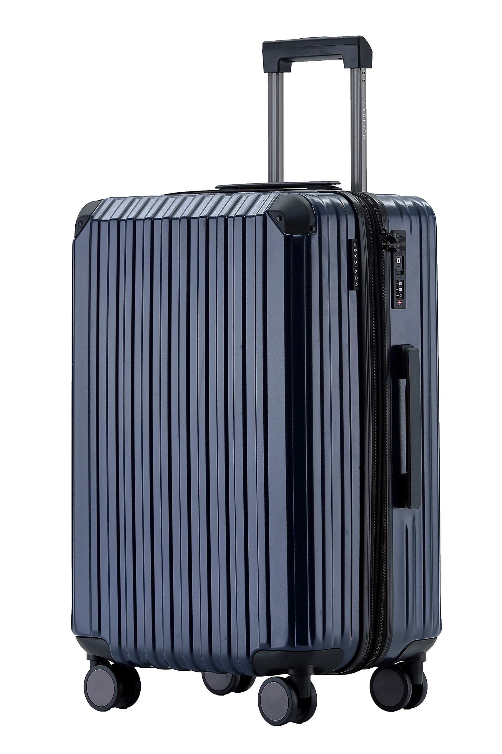 đź§ł MĂĽnicase M816 TSA-Schloss Koffer Reisekoffer Trolley Kofferset Hardschale Boardcase - Dunkelblau, GroĂźer Koffer Angebot bei HelloDeals