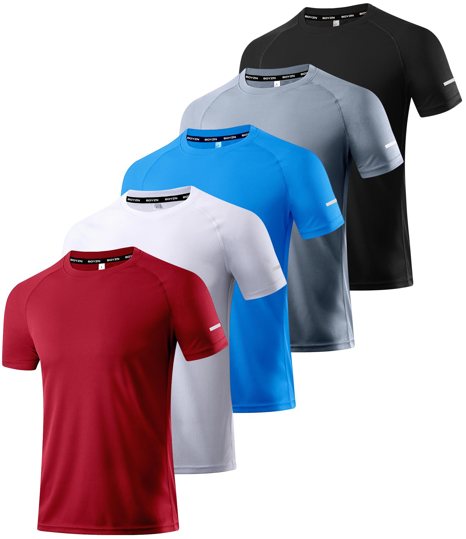 Herren Sport Tshirts 5er Pack đââïžđȘ Angebot bei HelloDeals