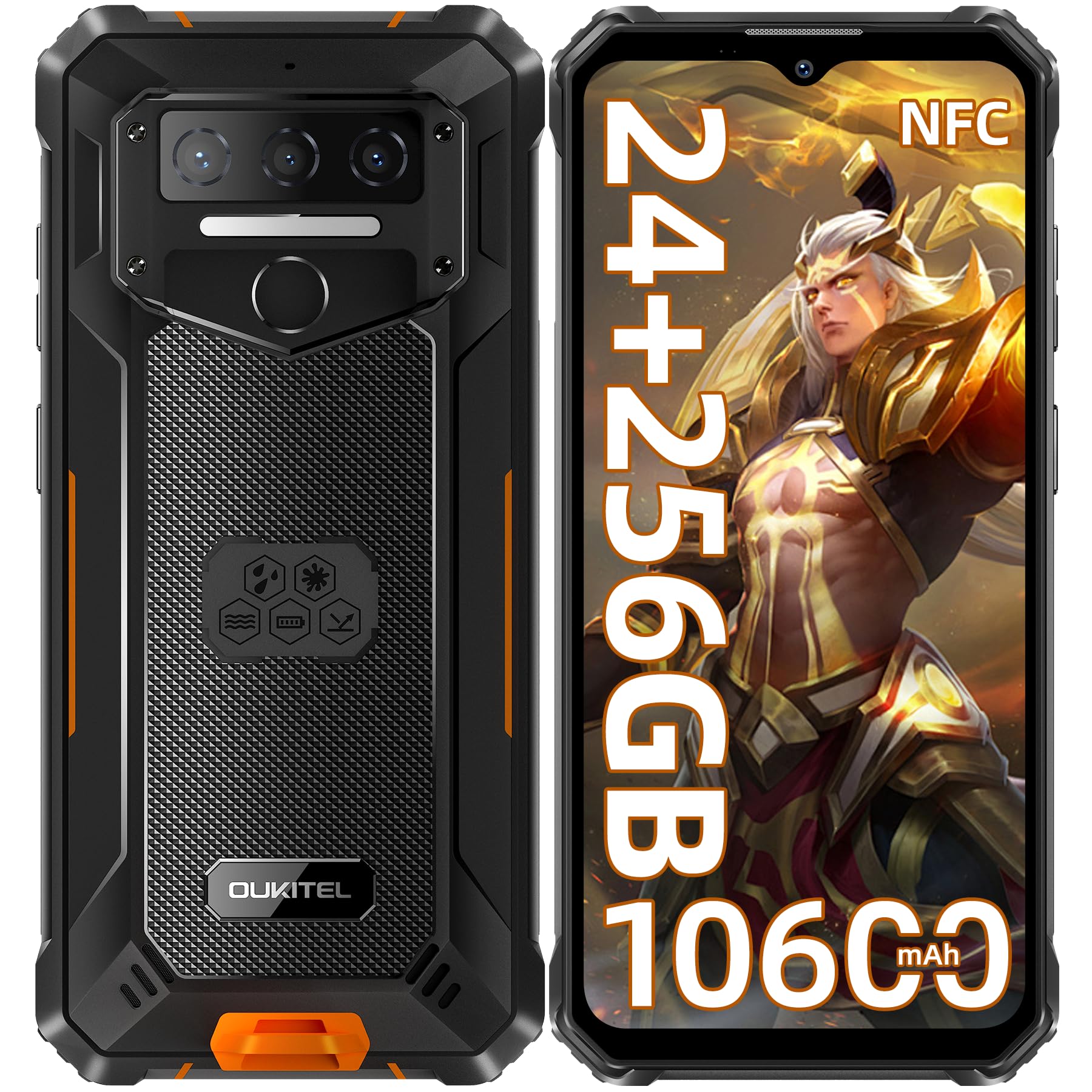 OUKITEL WP23 Plus Outdoor Handy (2025) - 10600mAh 256GB ROM +24GB RAM Smartphone Angebot bei HelloDeals