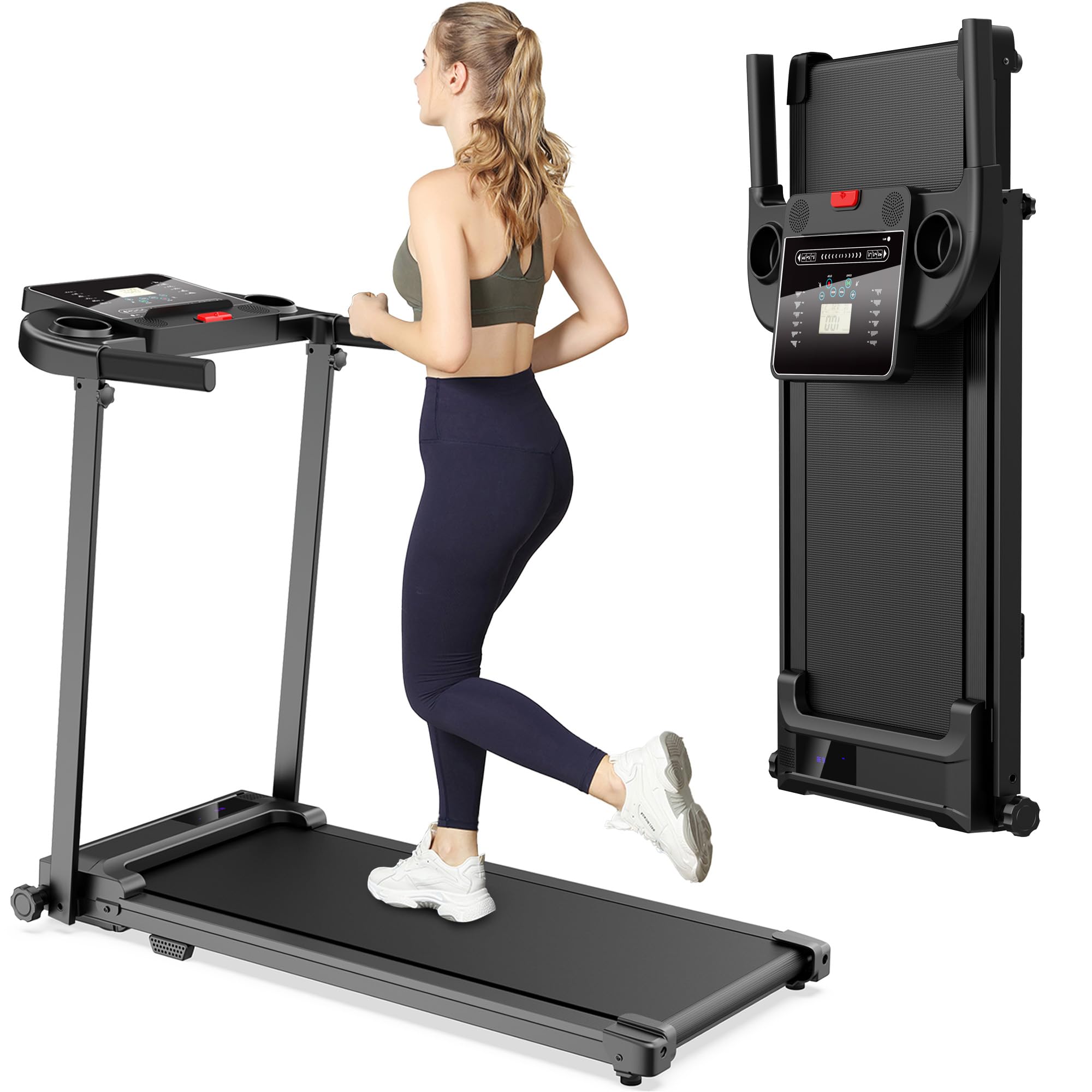 đââïžđĄ Laufband fĂŒr Zuhause Klappbares Elektrisches - Foldable Walking Pad Leise Klappbar bis 1-10 km/h đïžââïž Angebot bei HelloDeals