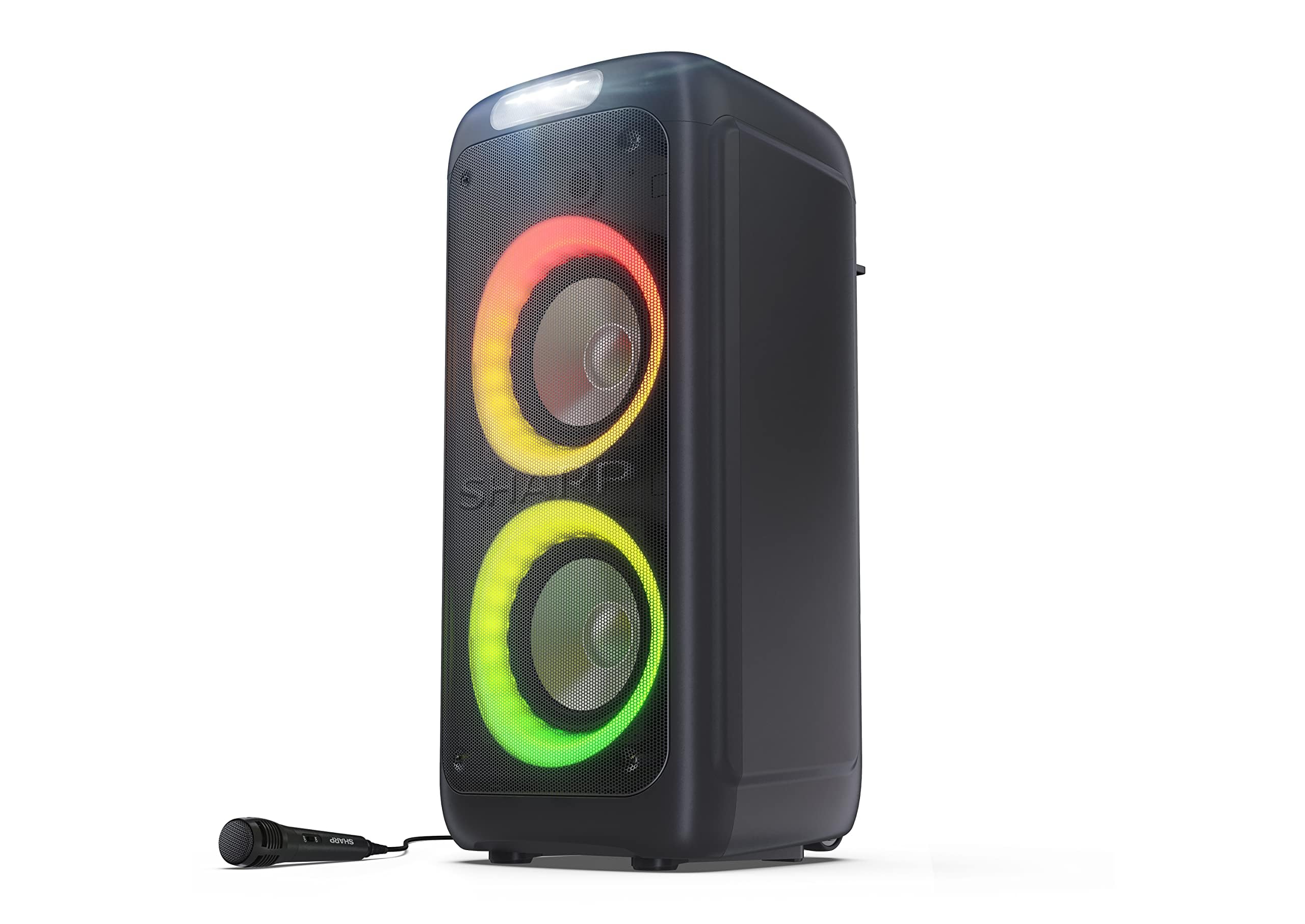 🎉 SHARP PS949 Bluetooth Party-Lautsprecher (200 Watt) - Schwarz PS-949 - 200 Watt Angebot bei HelloDeals