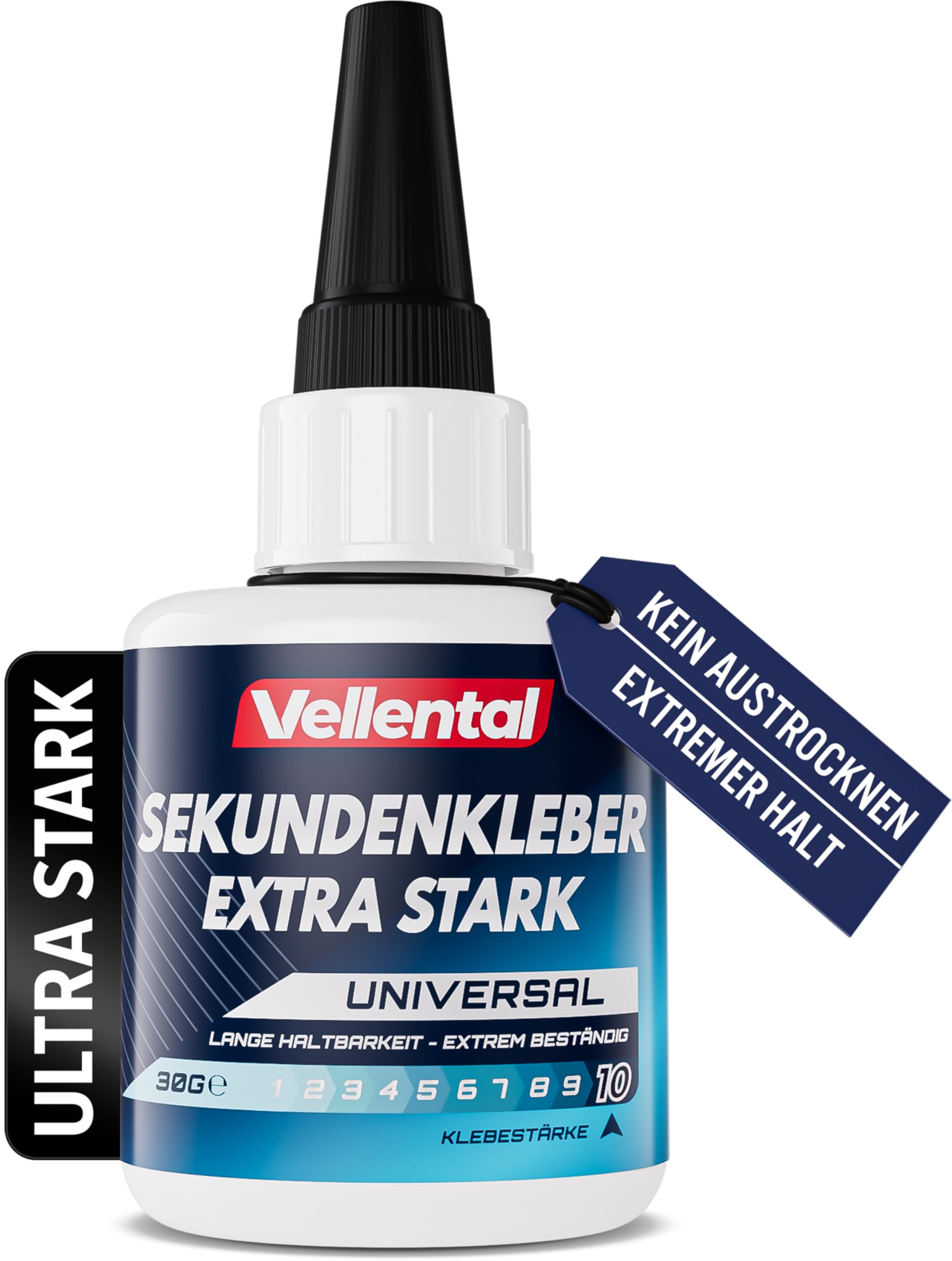Sekundenkleber Gel Extra Stark universal - Superkleber wasserfest, hitzebeständig & mit Nadel Verschluss 🌟 Angebot bei HelloDeals
