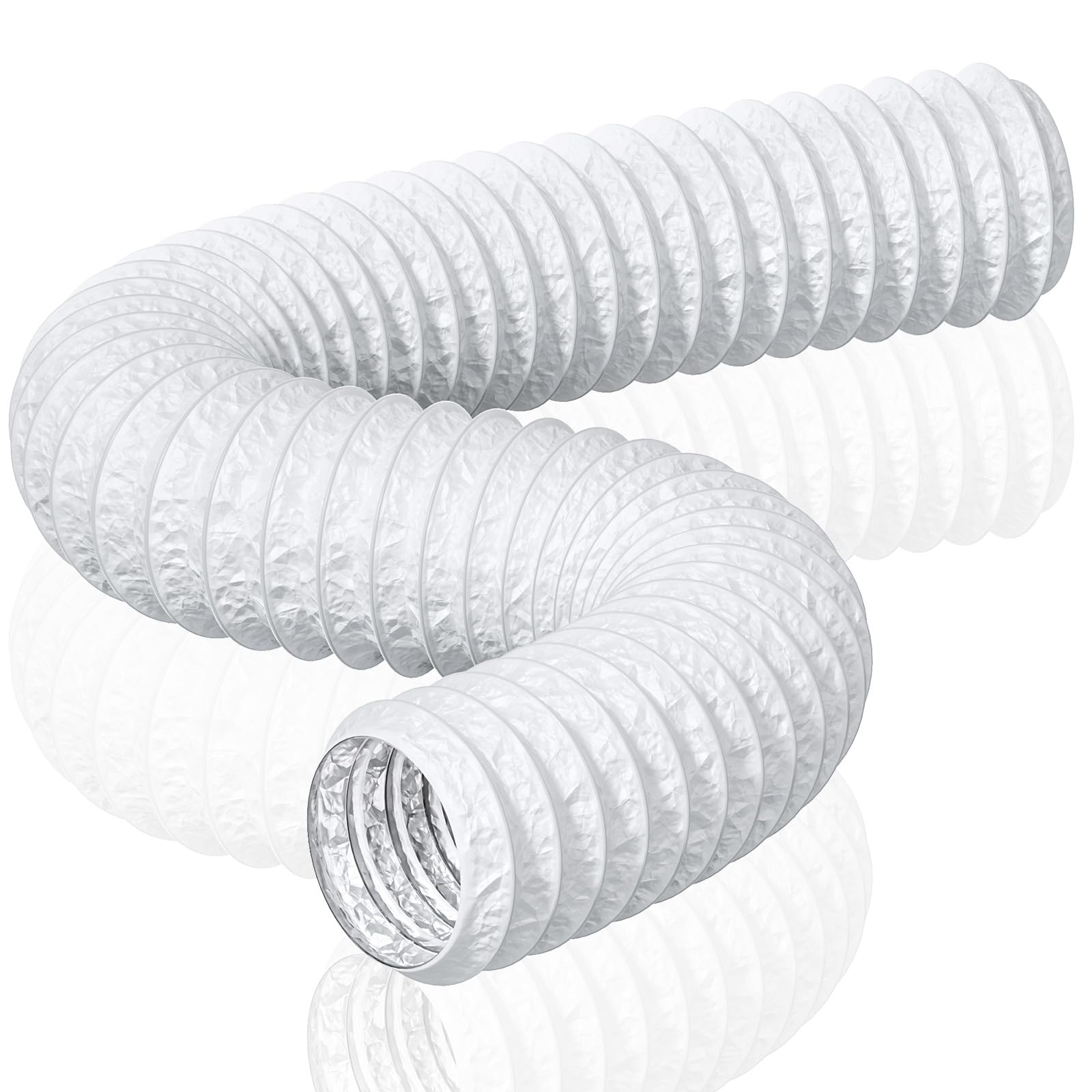 🌪️🔗 HG Power Abluftschlauch Ø150mm Länge 5m Flexibel PVC Alurohr 🌬️💨 Angebot bei HelloDeals