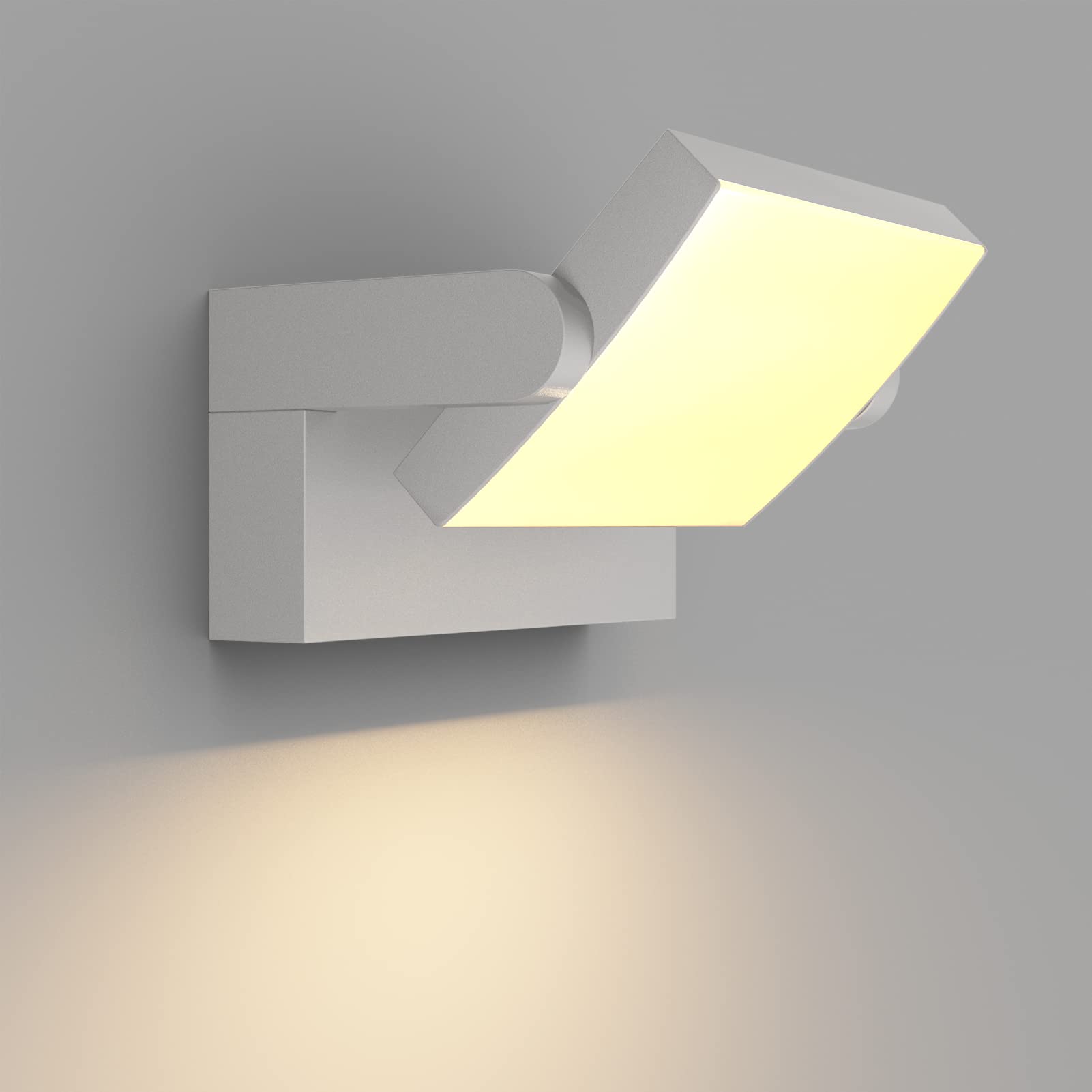 🌟 Klighten 24W LED Außenwandleuchte | Schwenkbar Panel | Wasserdicht IP65 | Premium-Qualität | Modernes Design | Einfache Installation 🌟 Angebot bei HelloDeals