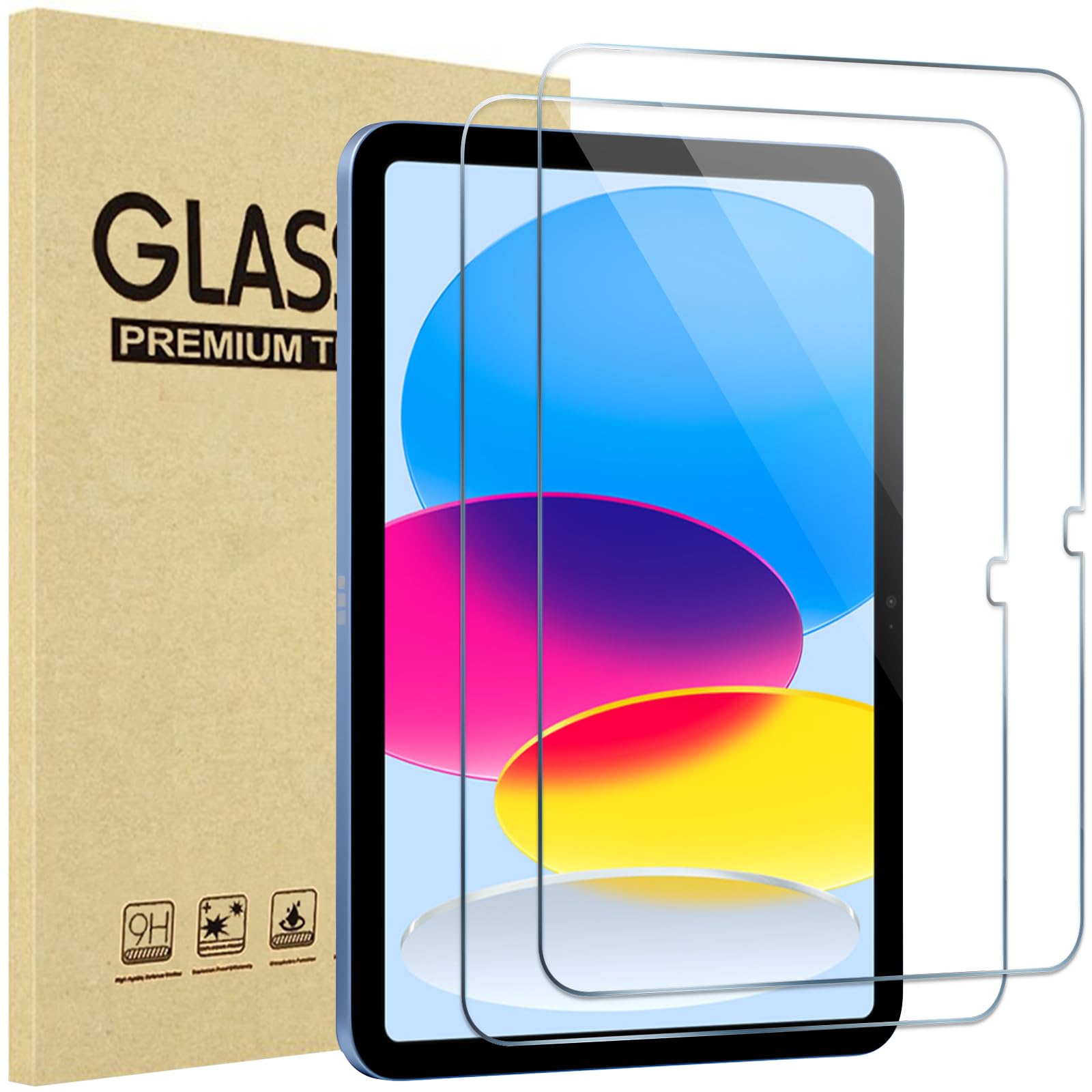 ProCase 2 Stück Schutzfolie für iPad 11 (A16) 11 Zoll/iPad 10. Generation 10,9 Zoll - 📱🔒 Angebot bei HelloDeals