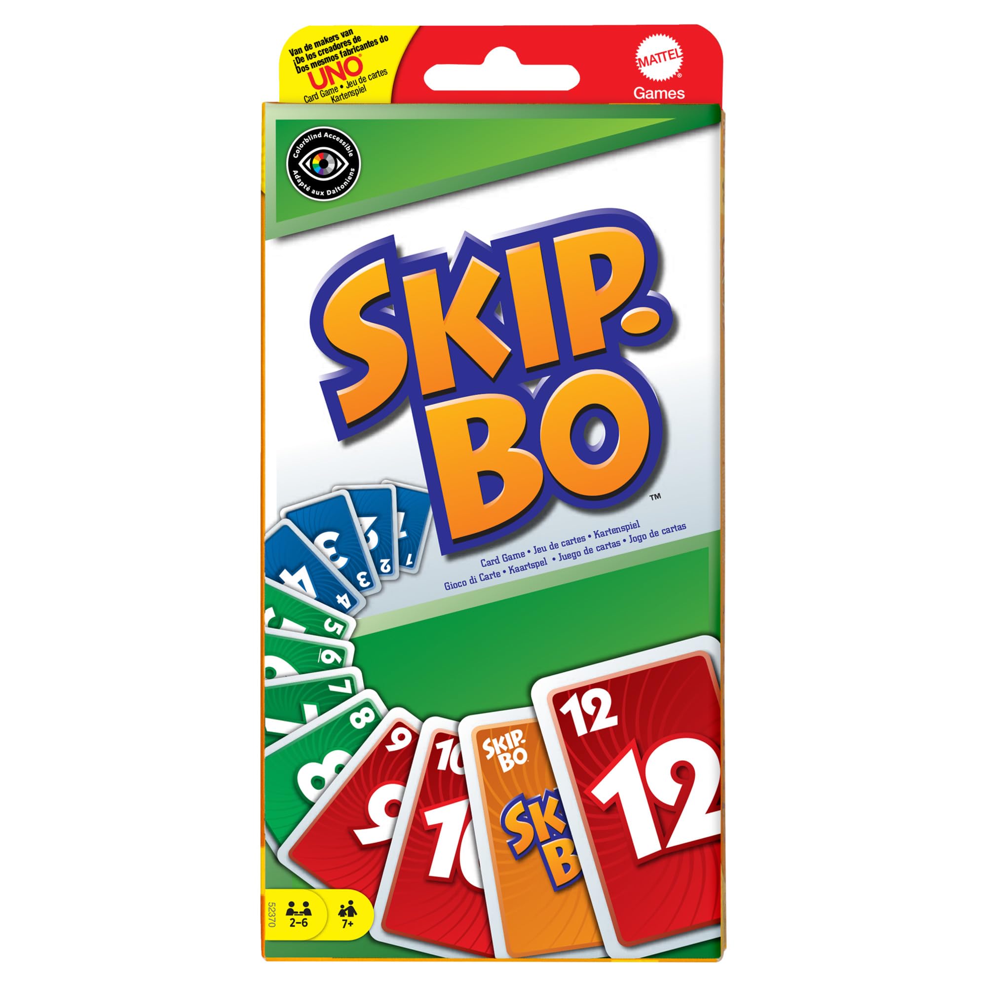 🃏 Mattel Games Skip-BO - Kartenspiel für die ganze Familie! 🎉 Angebot bei HelloDeals