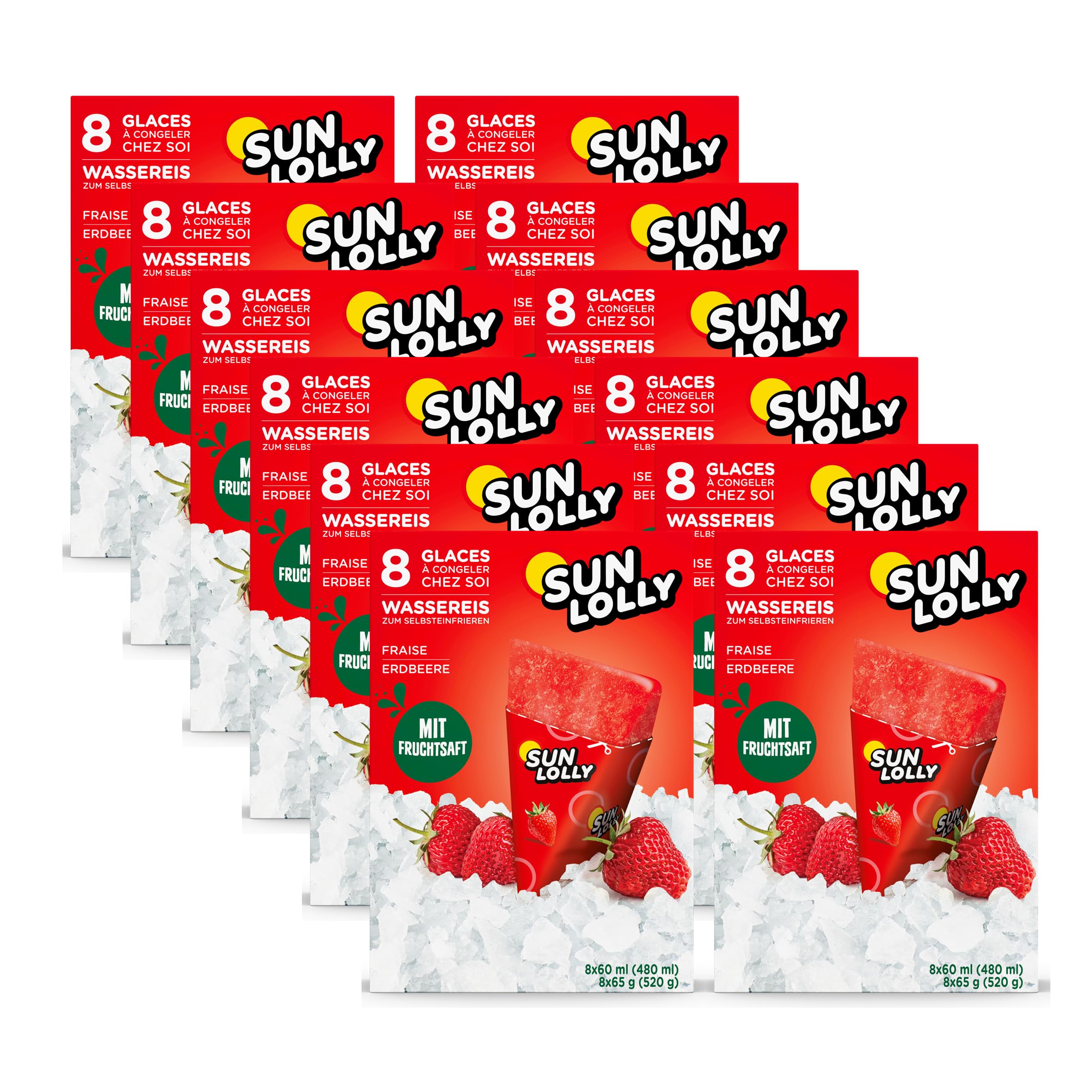 Angebot: Sun Lolly Wassereis Erdbeere 12er Vorratspack 🍓🍦 Angebot bei HelloDeals