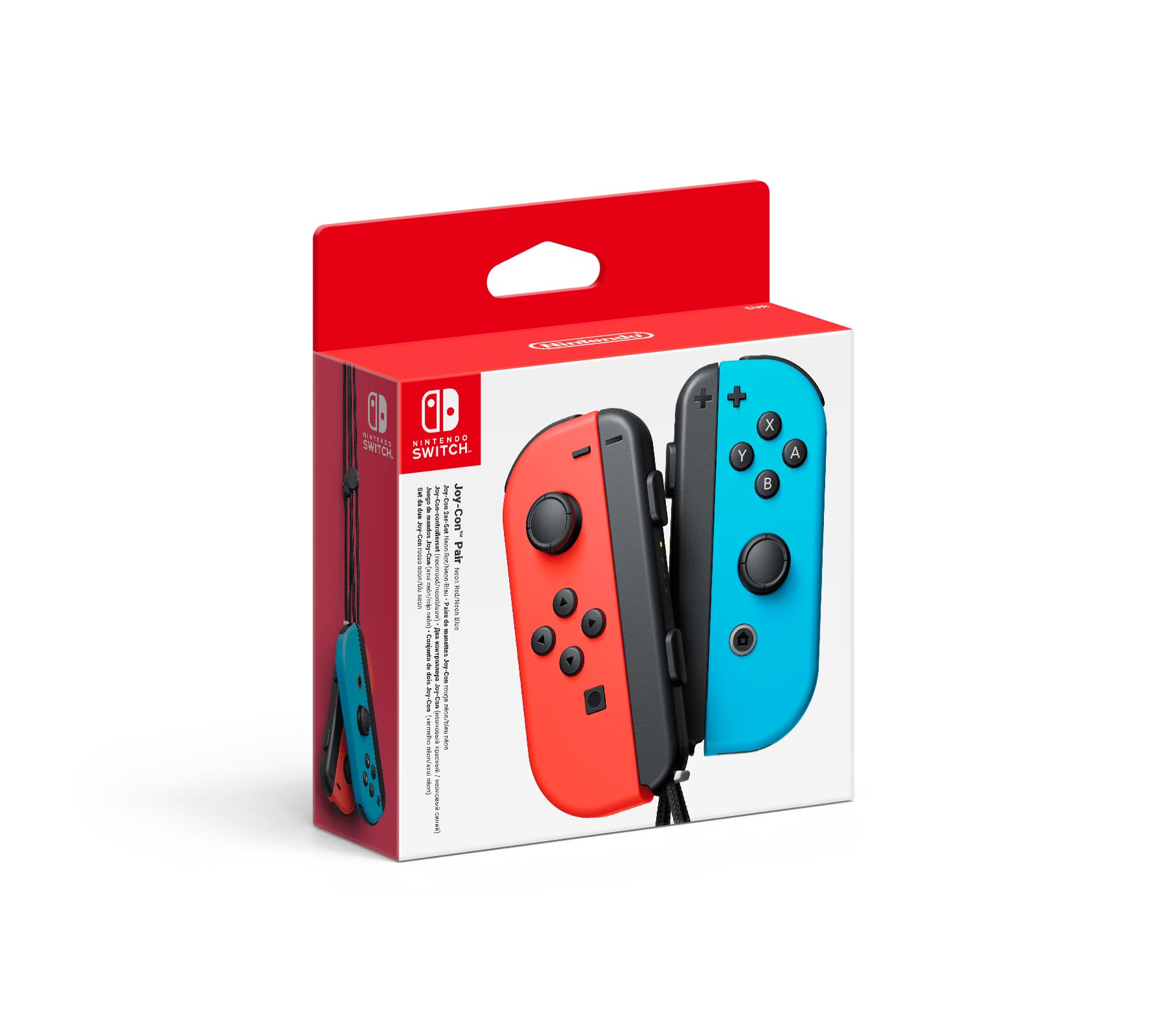 🎮 Nintendo 2X Joy-Con Gamepad Nintendo Switch Neonrot, Neonblau Angebot bei HelloDeals