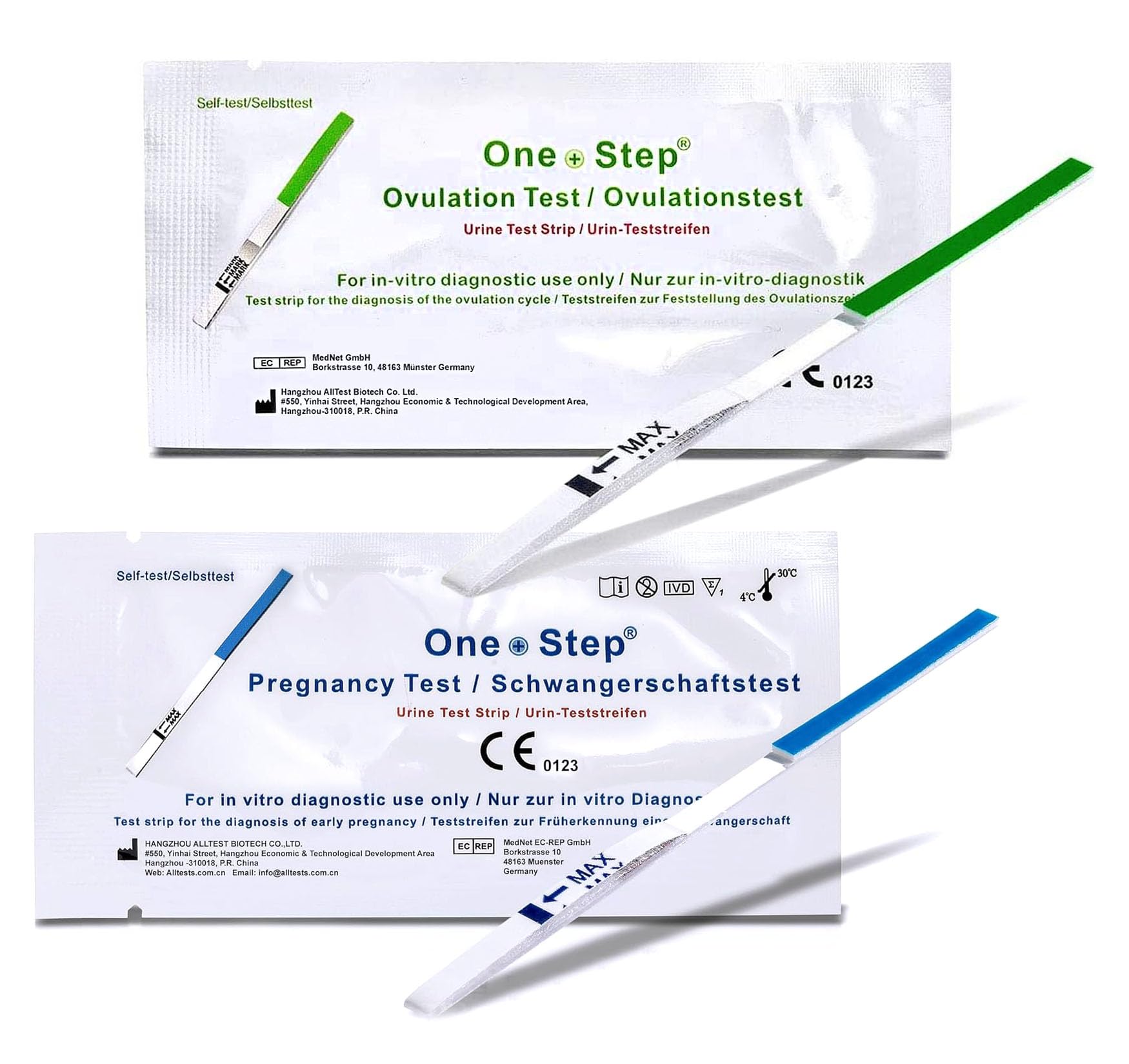 🌺🌟 One+Step Kombipaket: 40 x Ovulationstest + 10 x Schwangerschaftstest 🌟🌺 Angebot bei HelloDeals