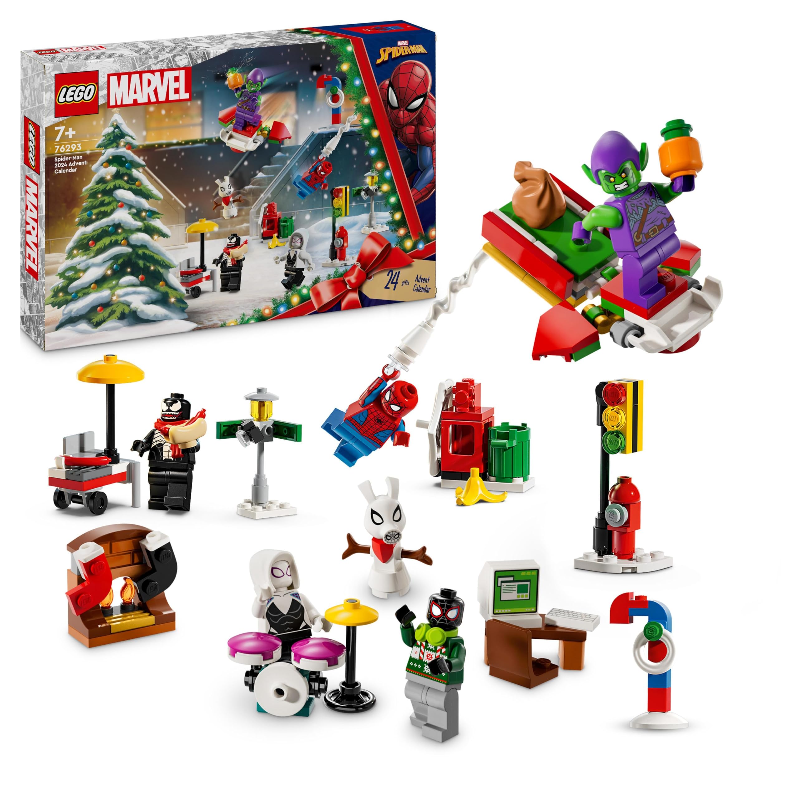 LEGO Spider-Man Adventskalender 2024 🕷️🎅🎁 Angebot bei HelloDeals