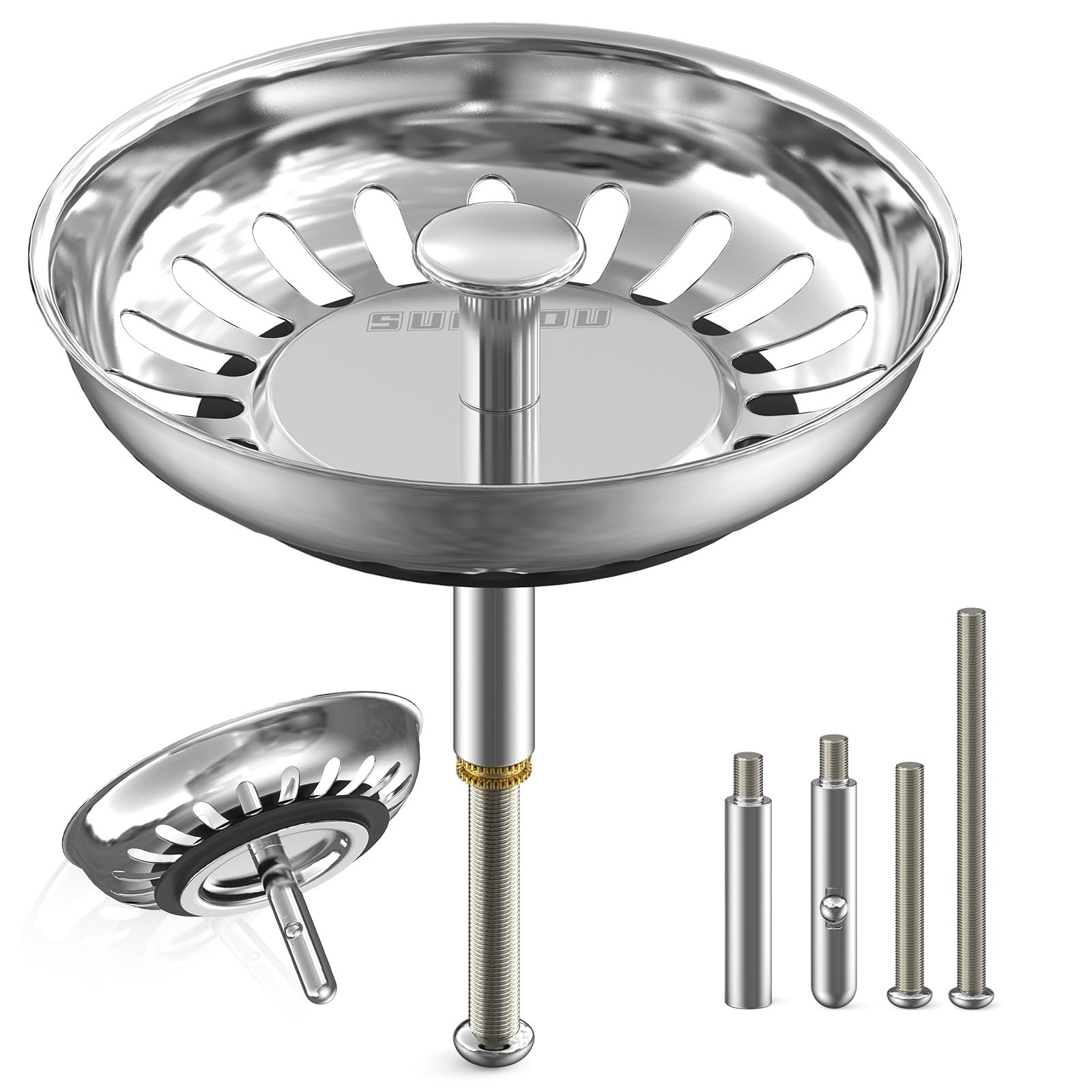 SURFOU Abflusssieb 79mm Edelstahl 🌊🍴 Angebot bei HelloDeals