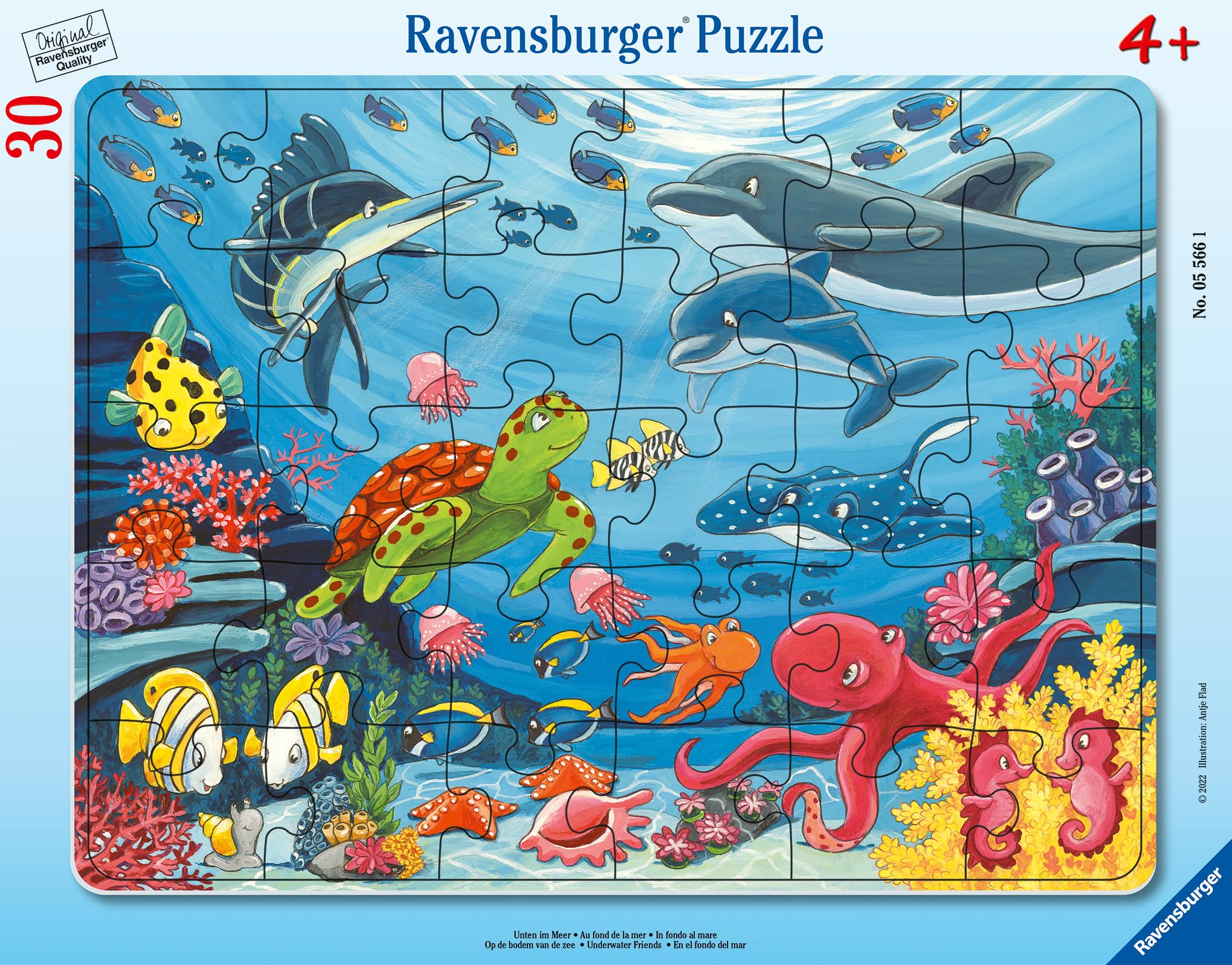 Ravensburger Kinderpuzzle - Unten im Meer 🧩🌊 Angebot bei HelloDeals