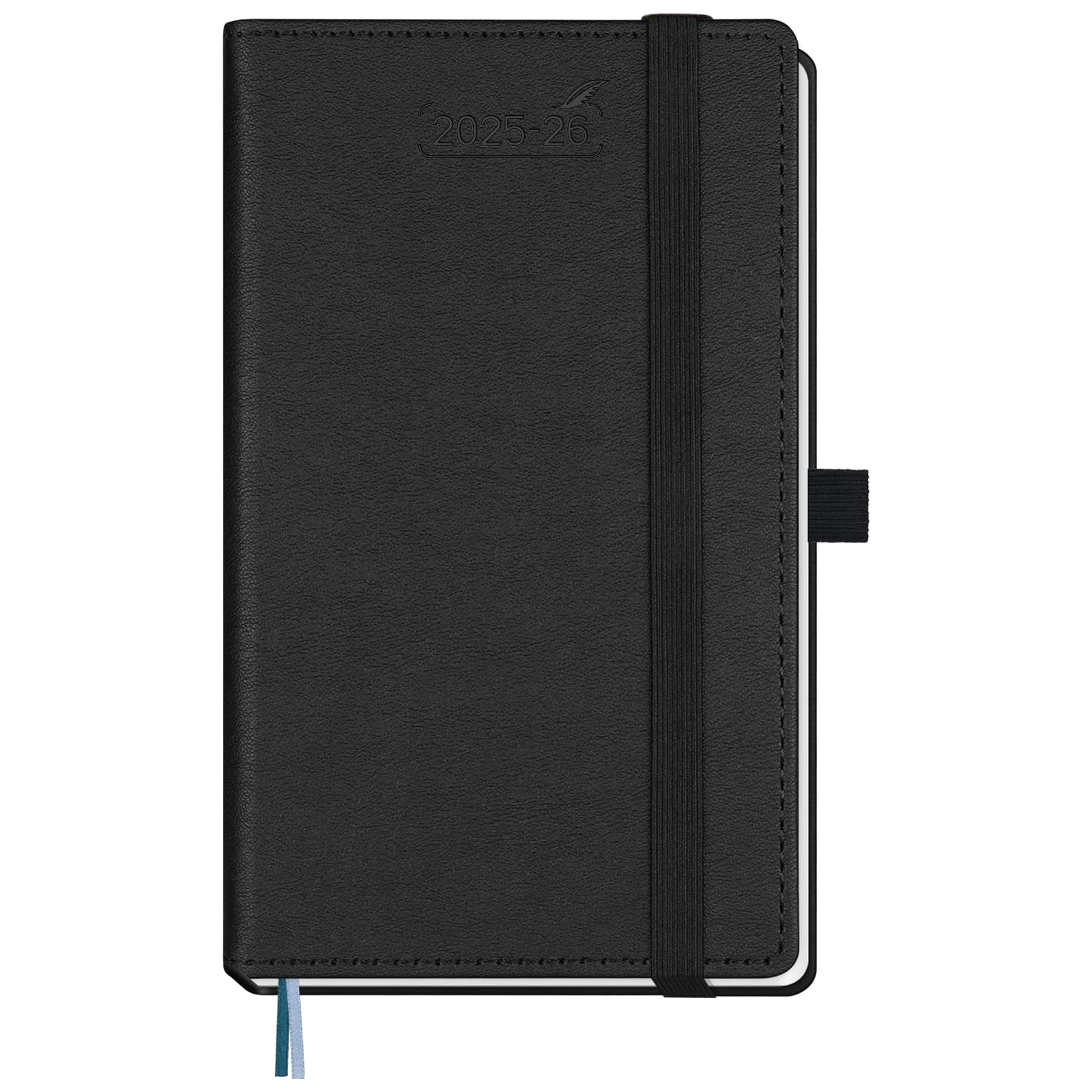 BEZEND Kalender 2025 2026 Klein Wochenplaner A6 - Schwarz Angebot bei HelloDeals