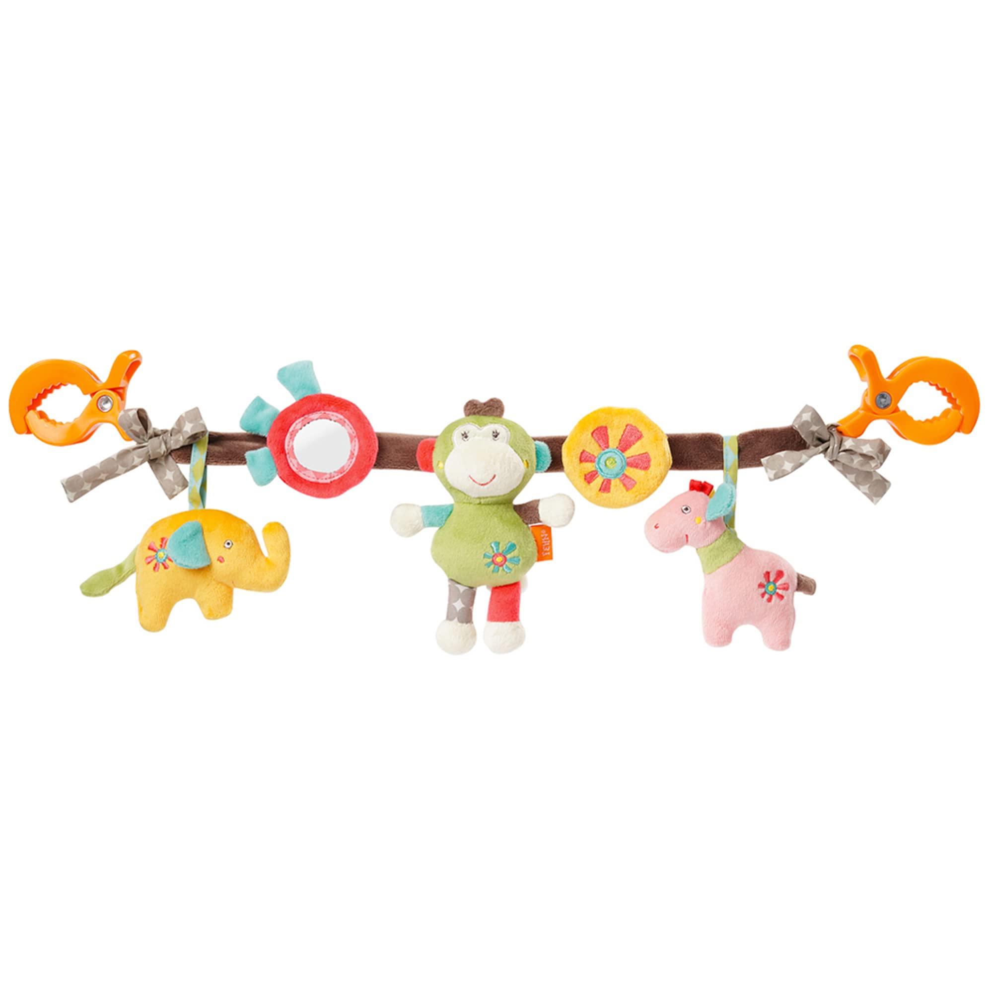 🦁🦒🐘 Fehn Kinderwagenkette Spielzeug Safari für Babys und Kinder ab 0+ Monaten! 🍼 Angebot bei HelloDeals