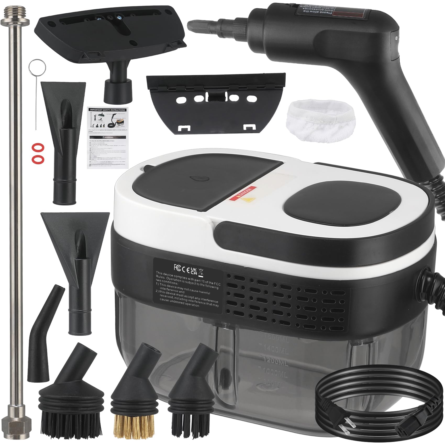 🌪️🚿 Tragbarer Dampfreiniger für Zuhause - Hochtemperaturdampf für gründliche Reinigung! 🌟 Angebot bei HelloDeals